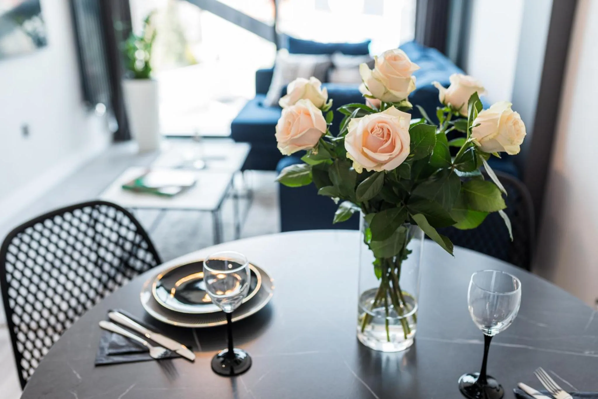 Living room in Q18 ApartHotel