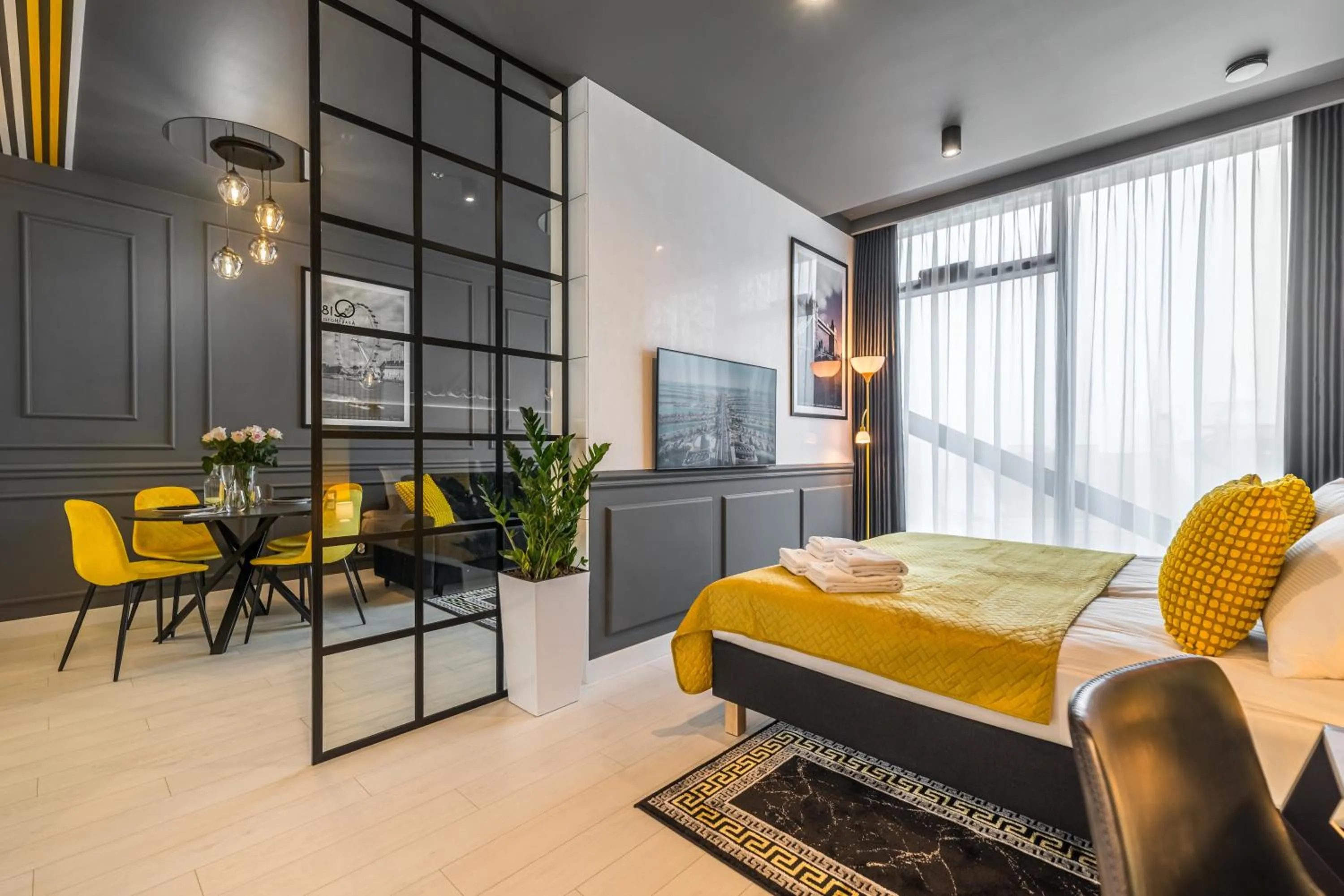 Bed in Q18 ApartHotel