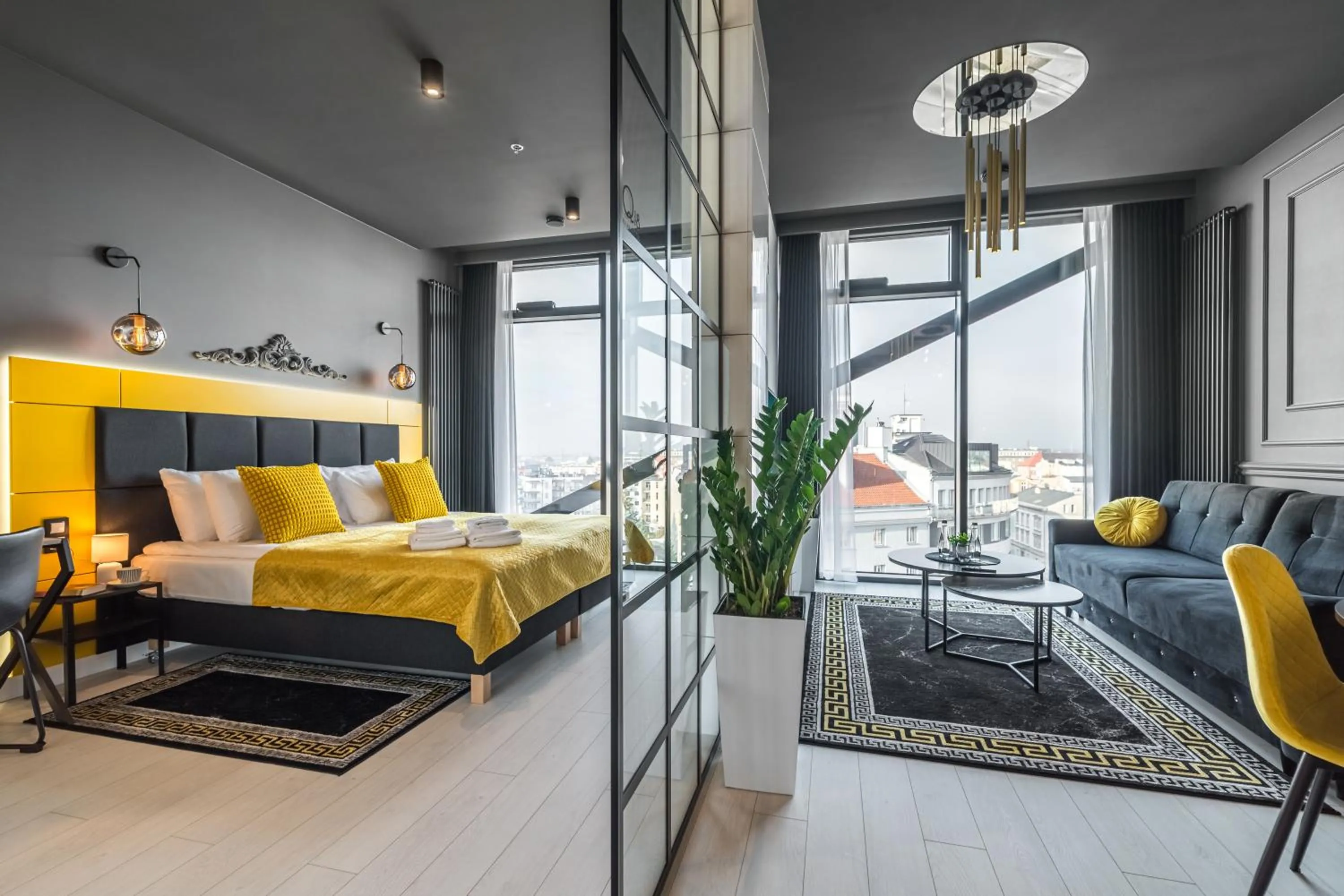 Bed in Q18 ApartHotel