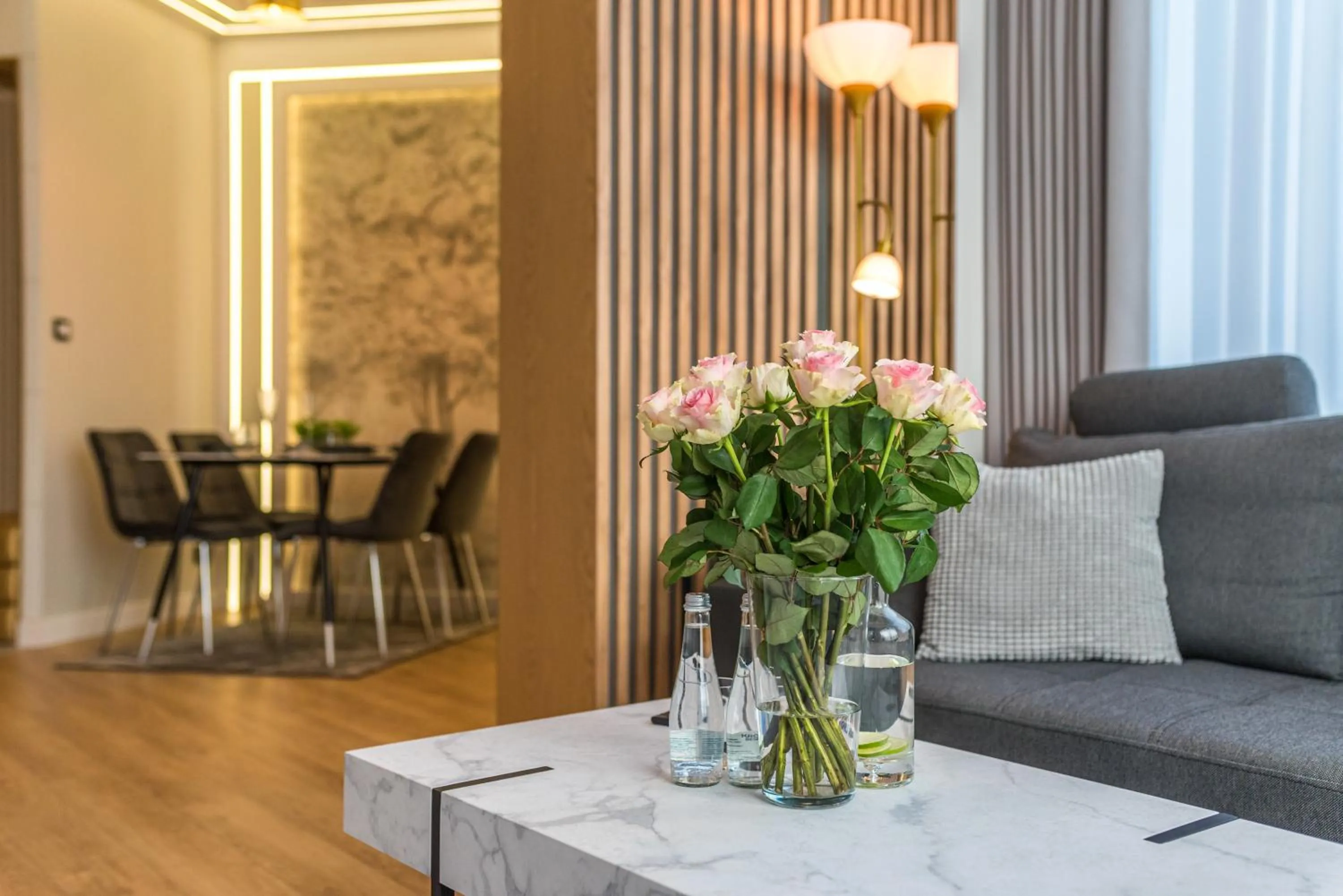 Living room in Q18 ApartHotel