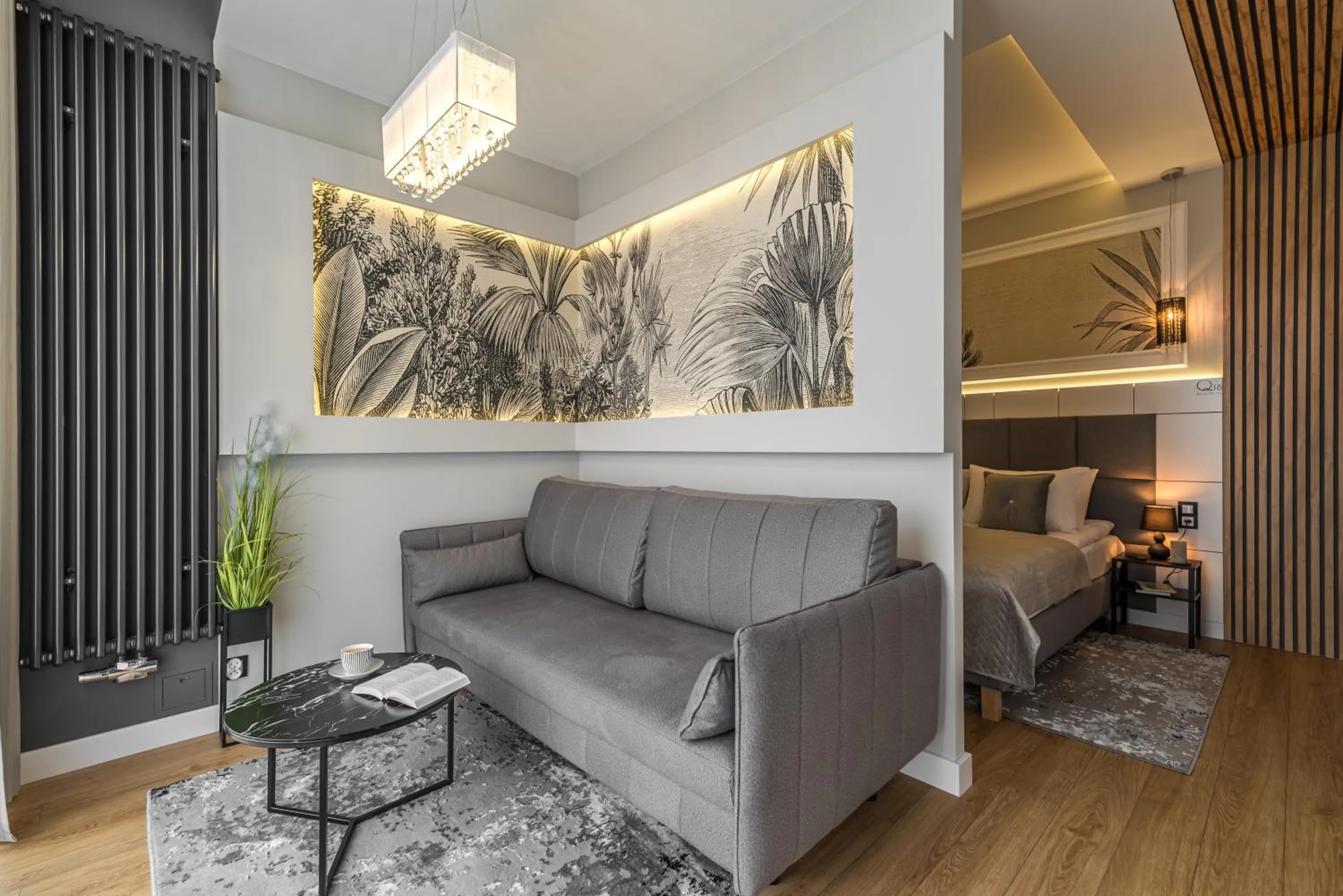 Bed in Q18 ApartHotel