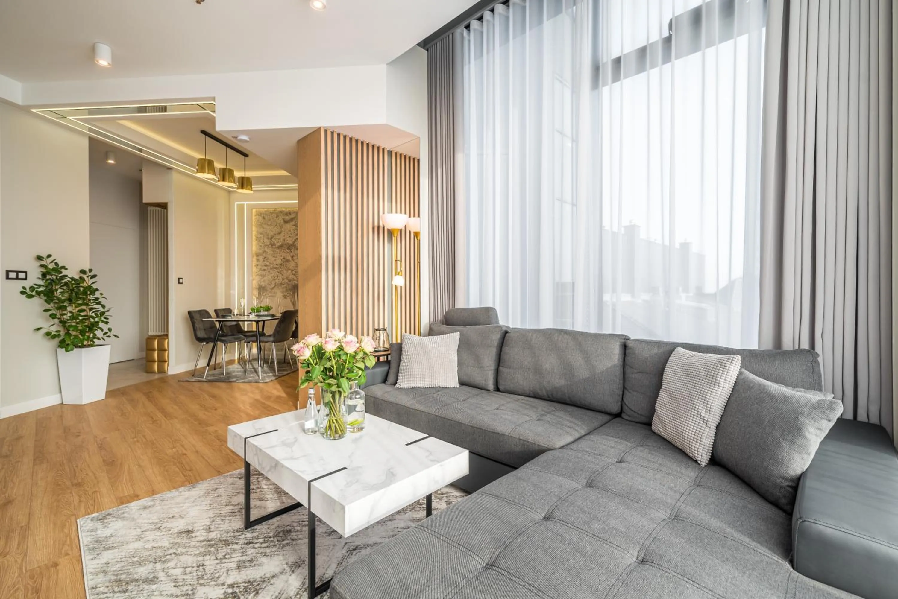 Living room in Q18 ApartHotel