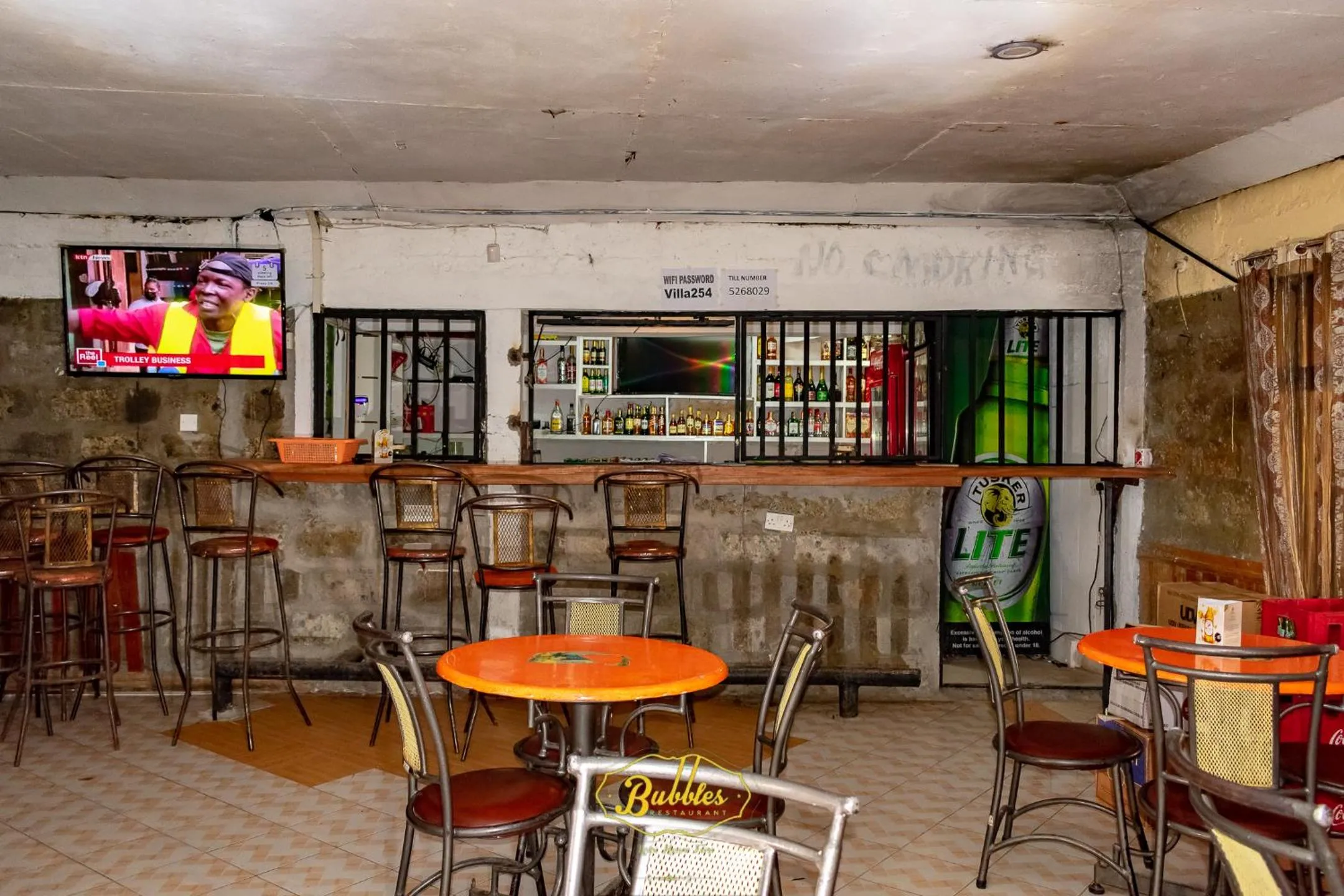 Restaurant/places to eat in Bubbles Lodge Kinangop