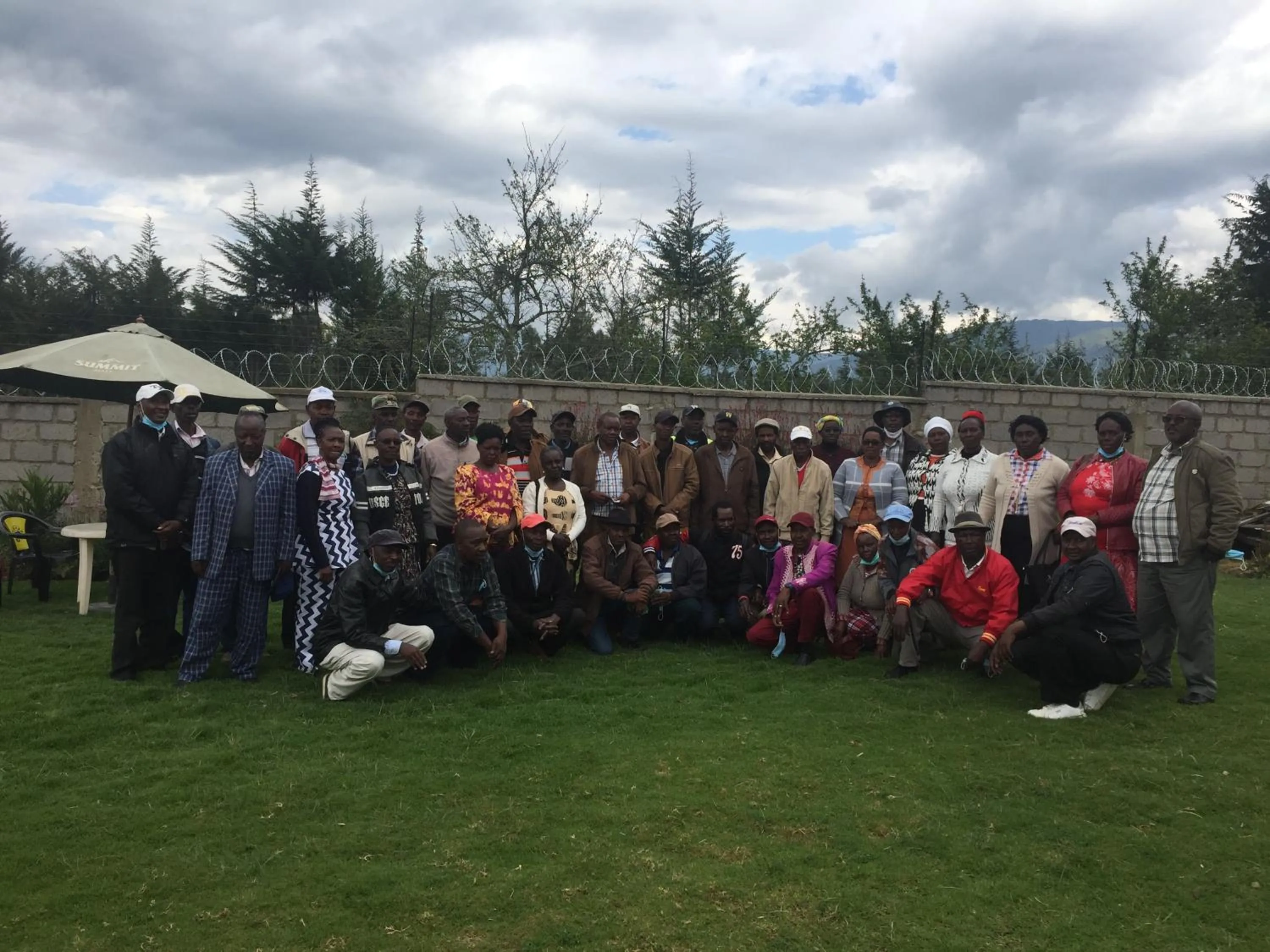 People in Bubbles Lodge Kinangop