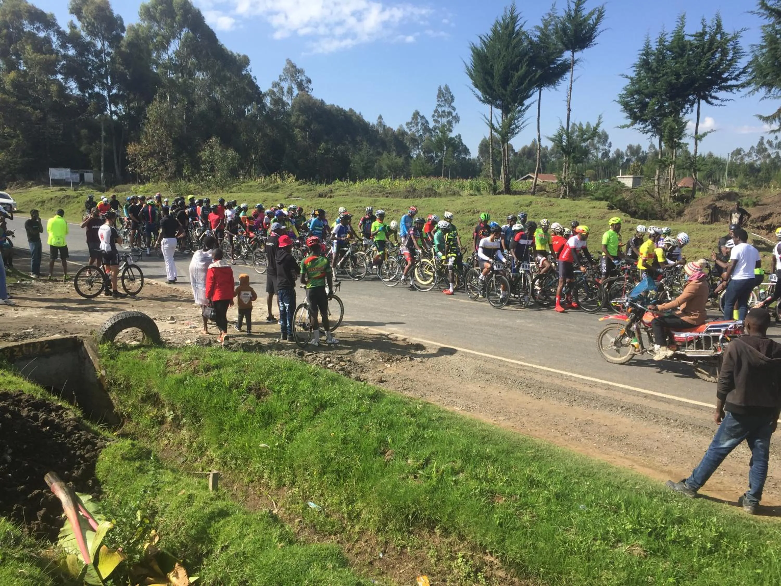 People in Bubbles Lodge Kinangop