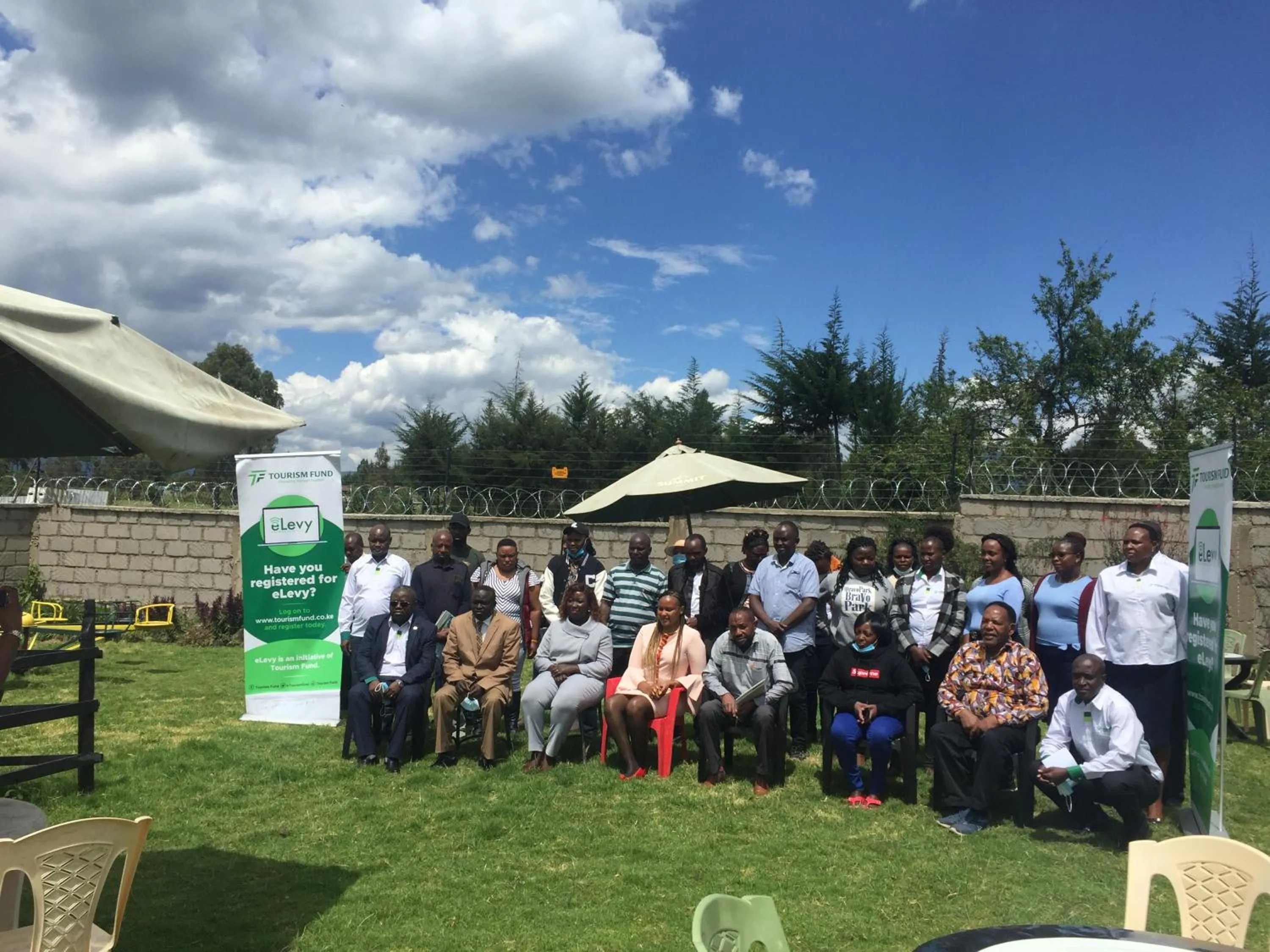 People in Bubbles Lodge Kinangop