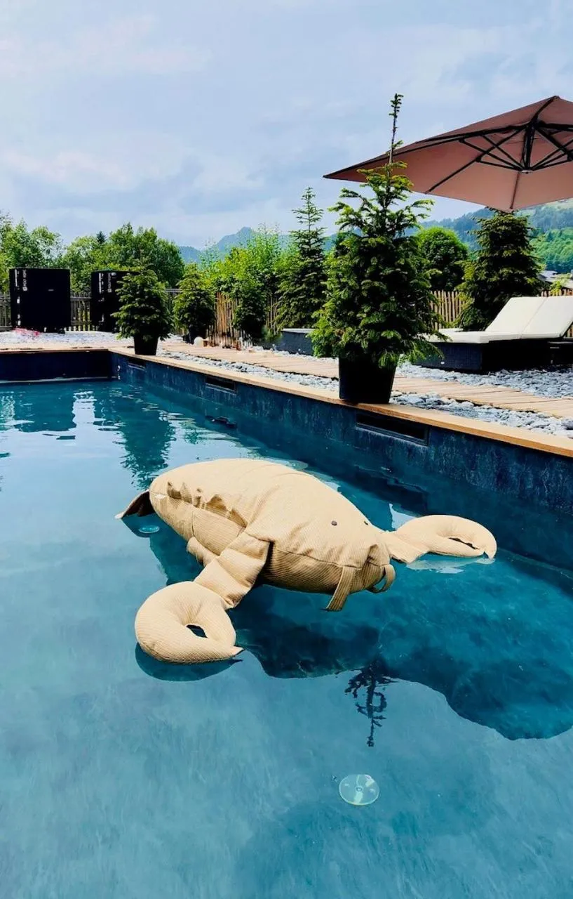 Swimming Pool in Chalet-Hôtel Le Labrador, The Originals Relais (Relais du Silence)