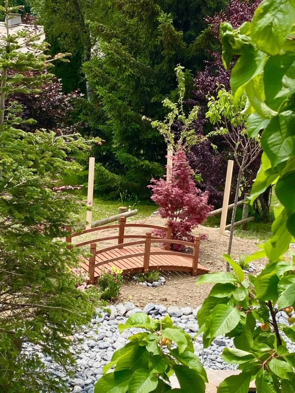 Garden in Chalet-Hôtel Le Labrador, The Originals Relais (Relais du Silence)