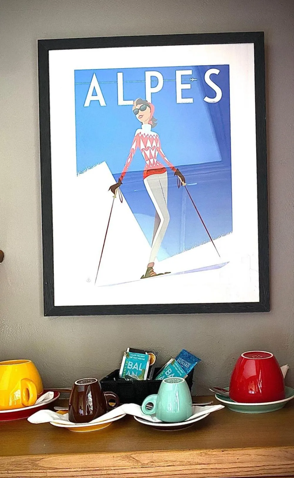 Decorative detail in Chalet-Hôtel Le Labrador, The Originals Relais (Relais du Silence)