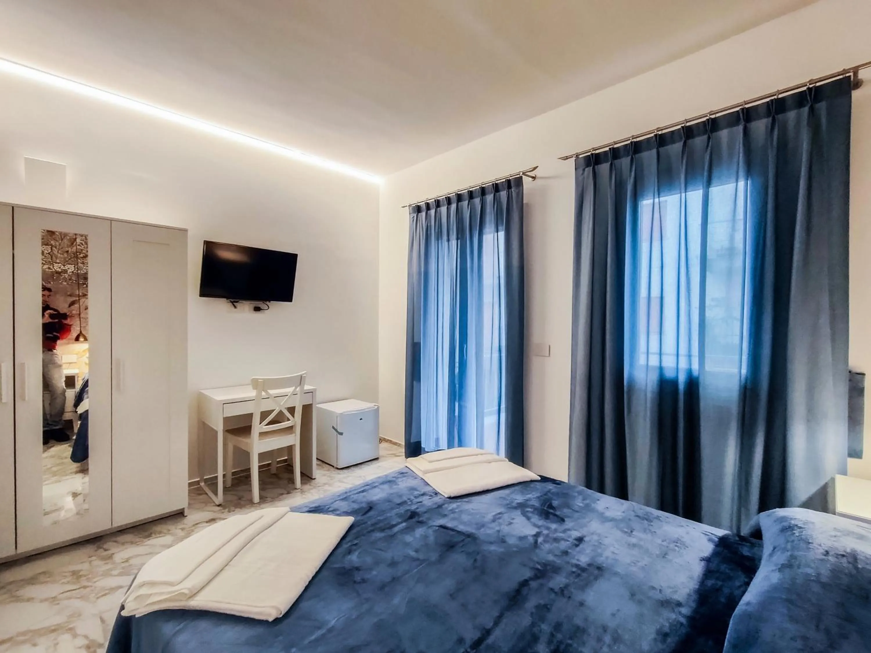 Bed in Cubacalatafimi Rooms