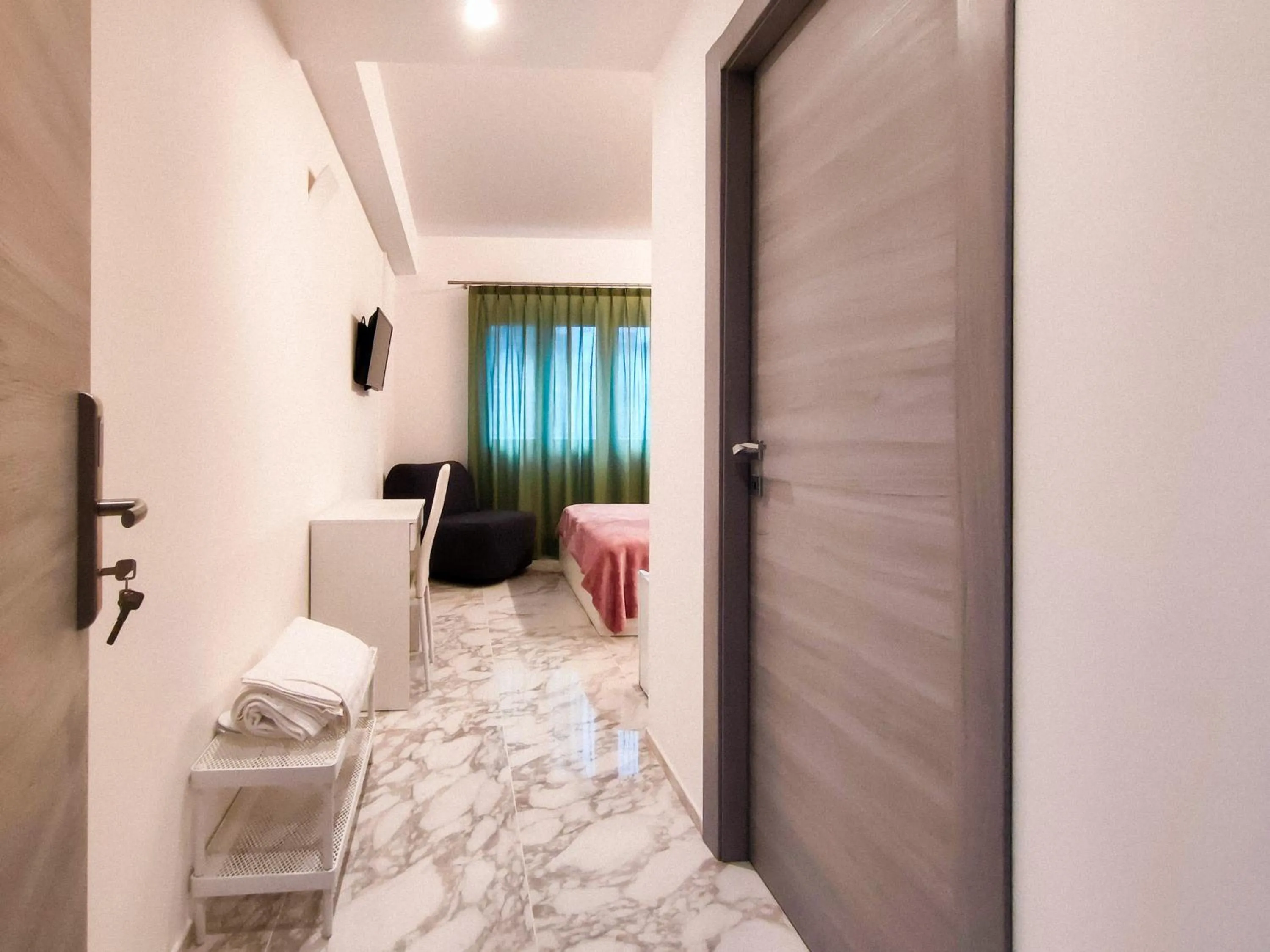 TV and multimedia, Bed in Cubacalatafimi Rooms