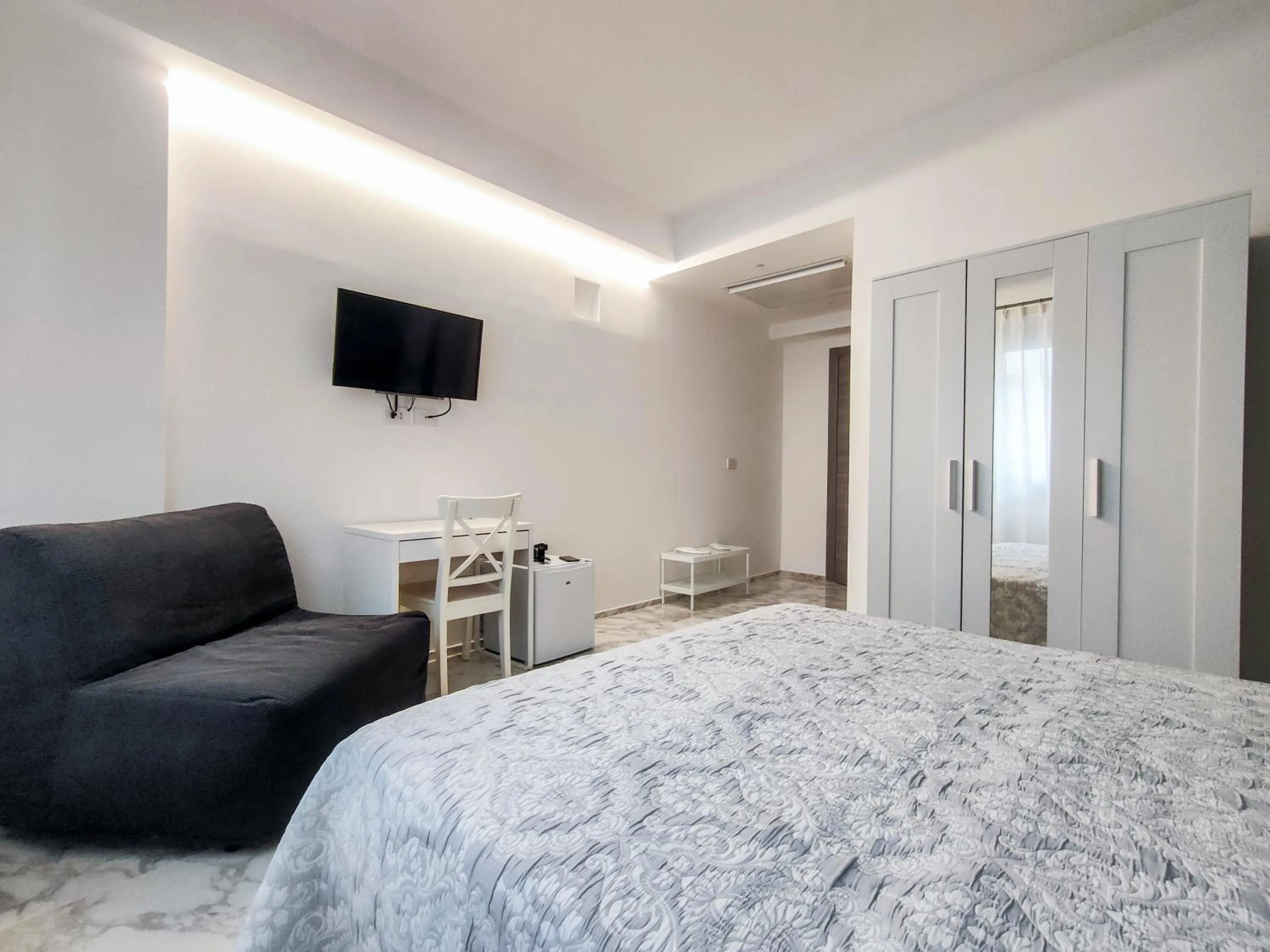 Bed in Cubacalatafimi Rooms