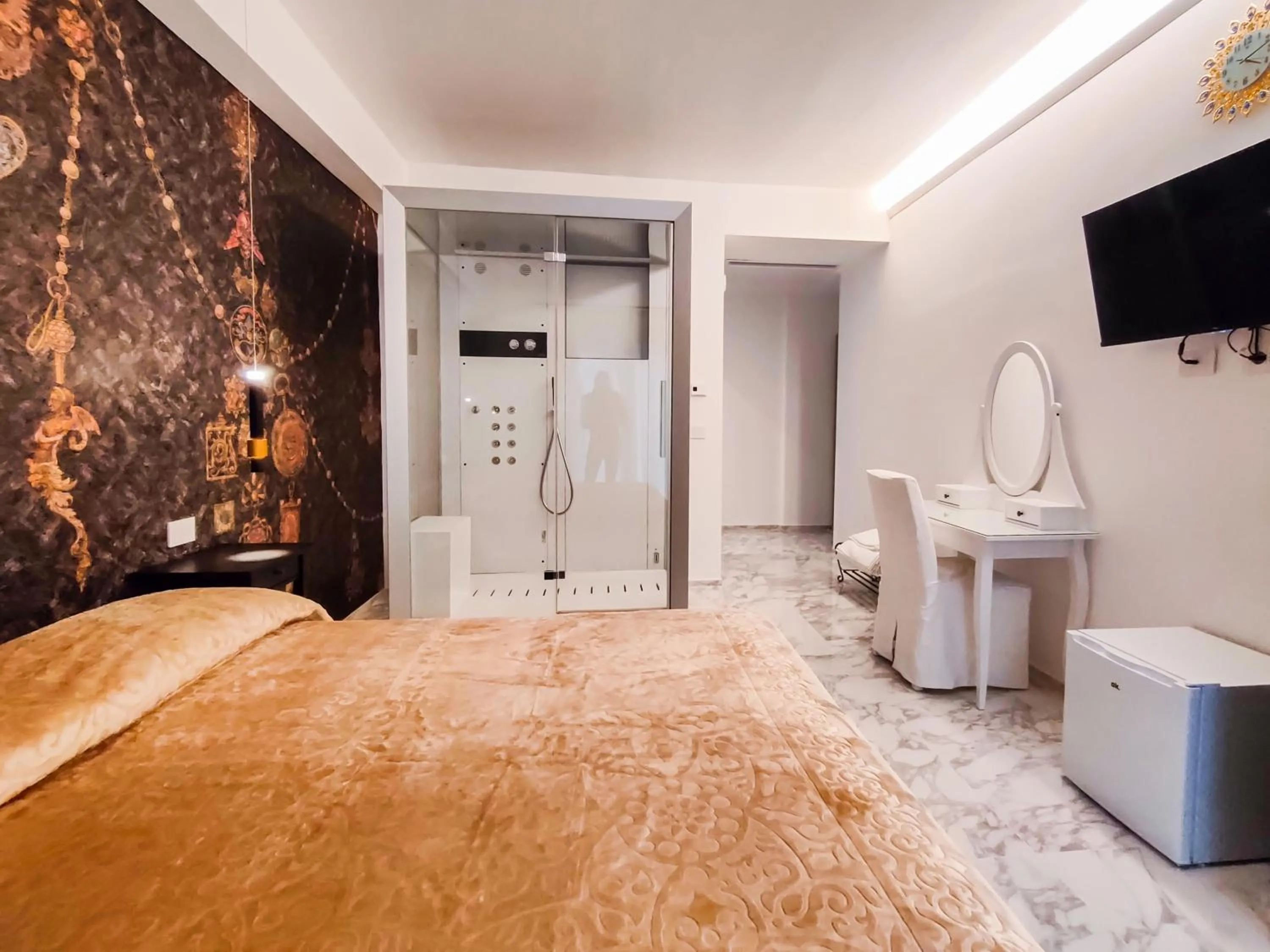 Bed in Cubacalatafimi Rooms