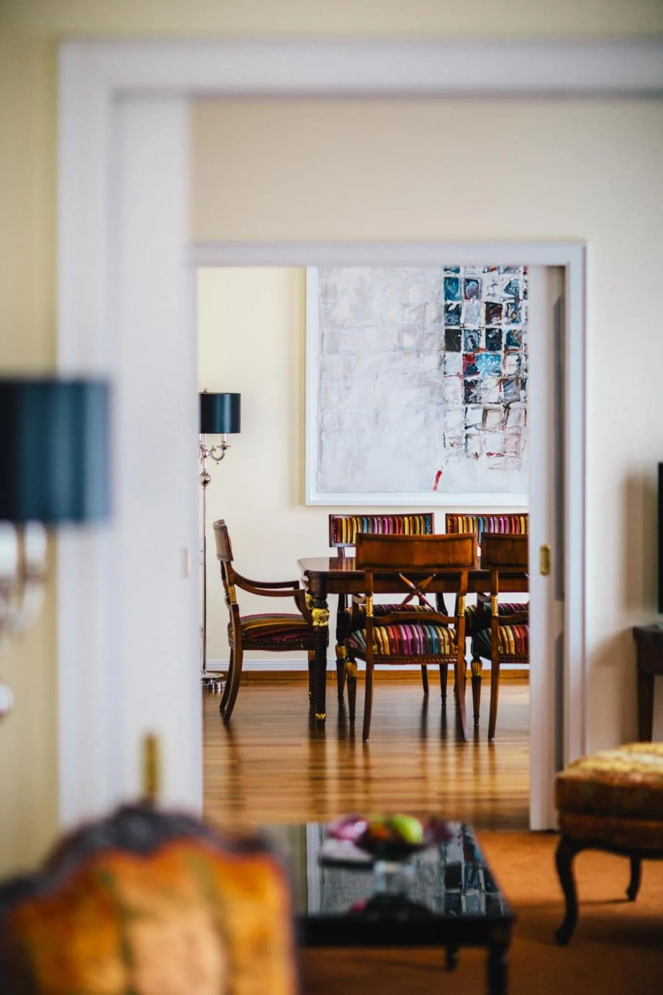 Seating area in Relais & Châteaux Bülow Palais