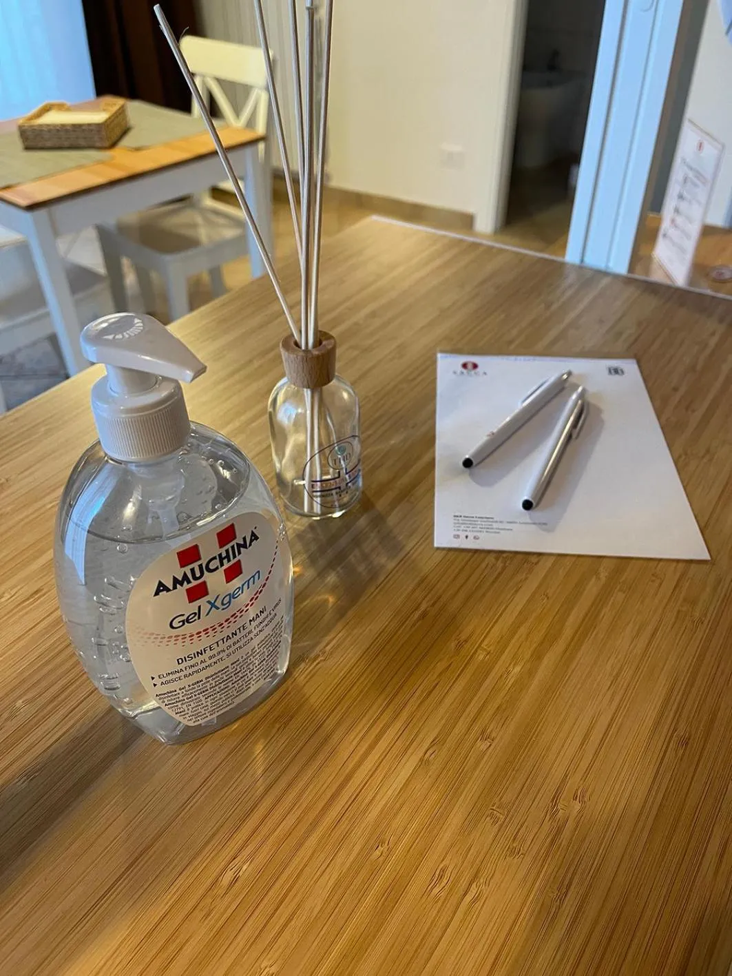 Decorative detail in B&B Sacca