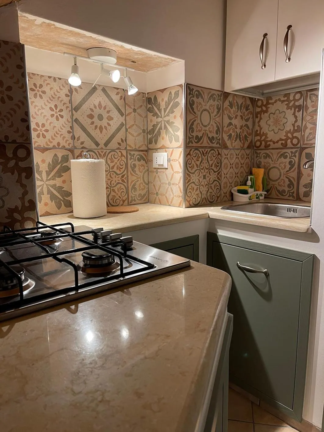 Kitchen or kitchenette in B&B Sacca