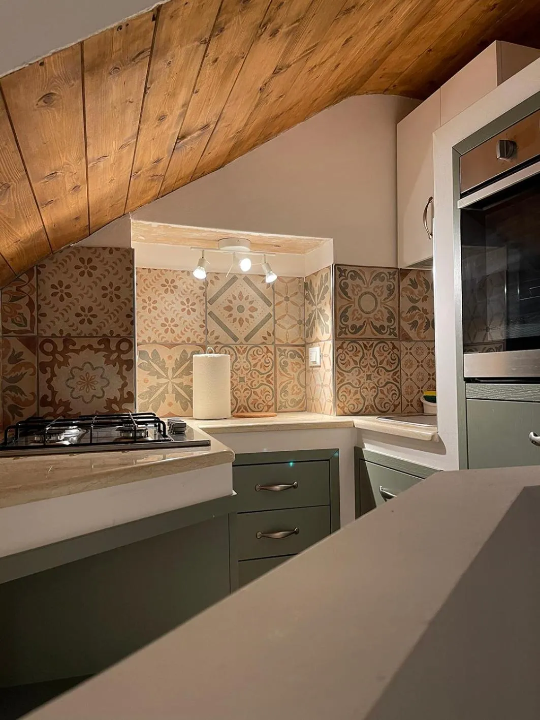 Kitchen or kitchenette in B&B Sacca