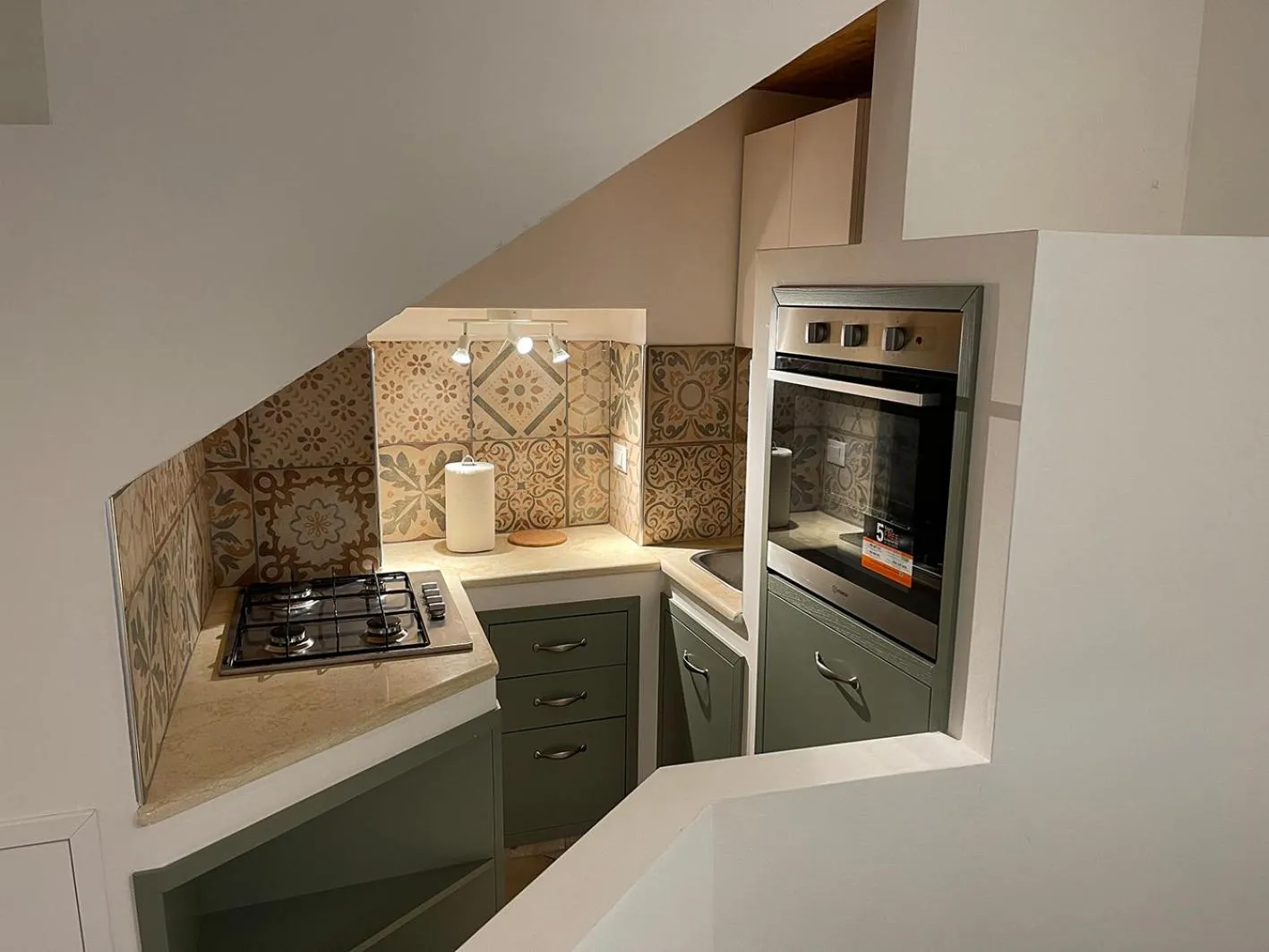 Kitchen or kitchenette in B&B Sacca