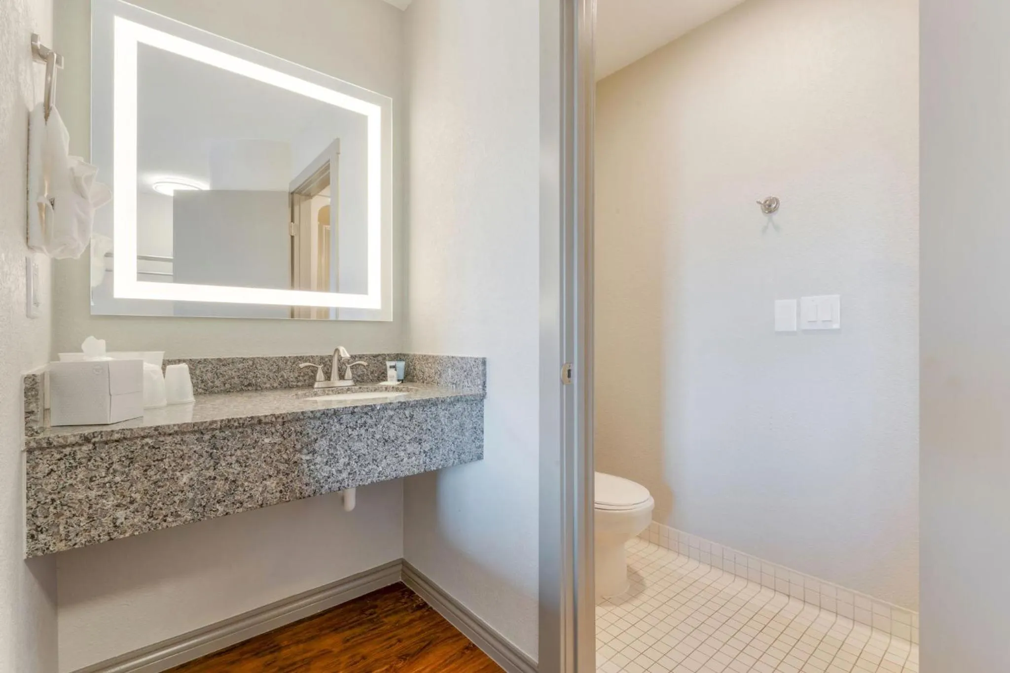 Bathroom in Days Inn by Wyndham Thornton