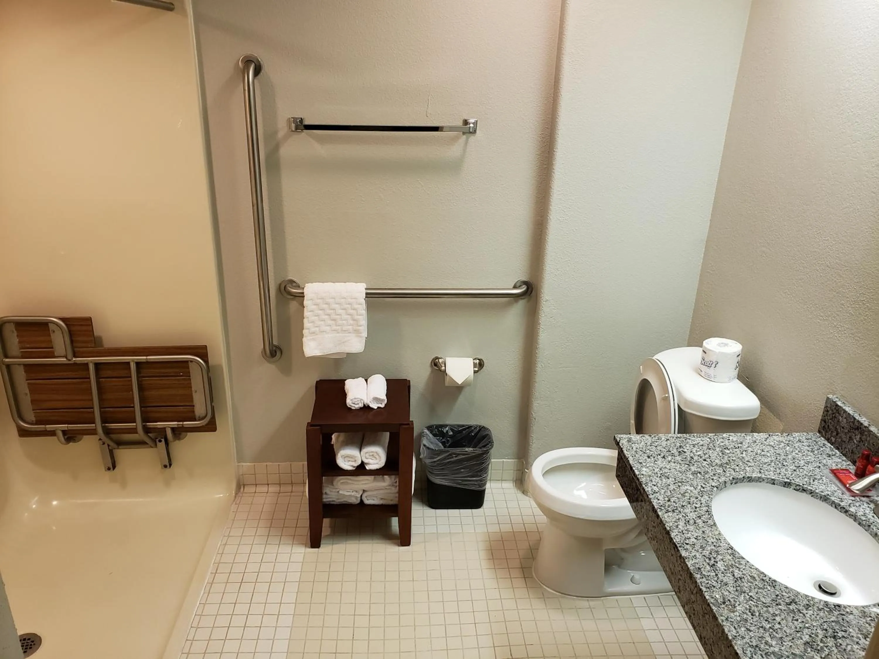 Bathroom in Denver North Hotel