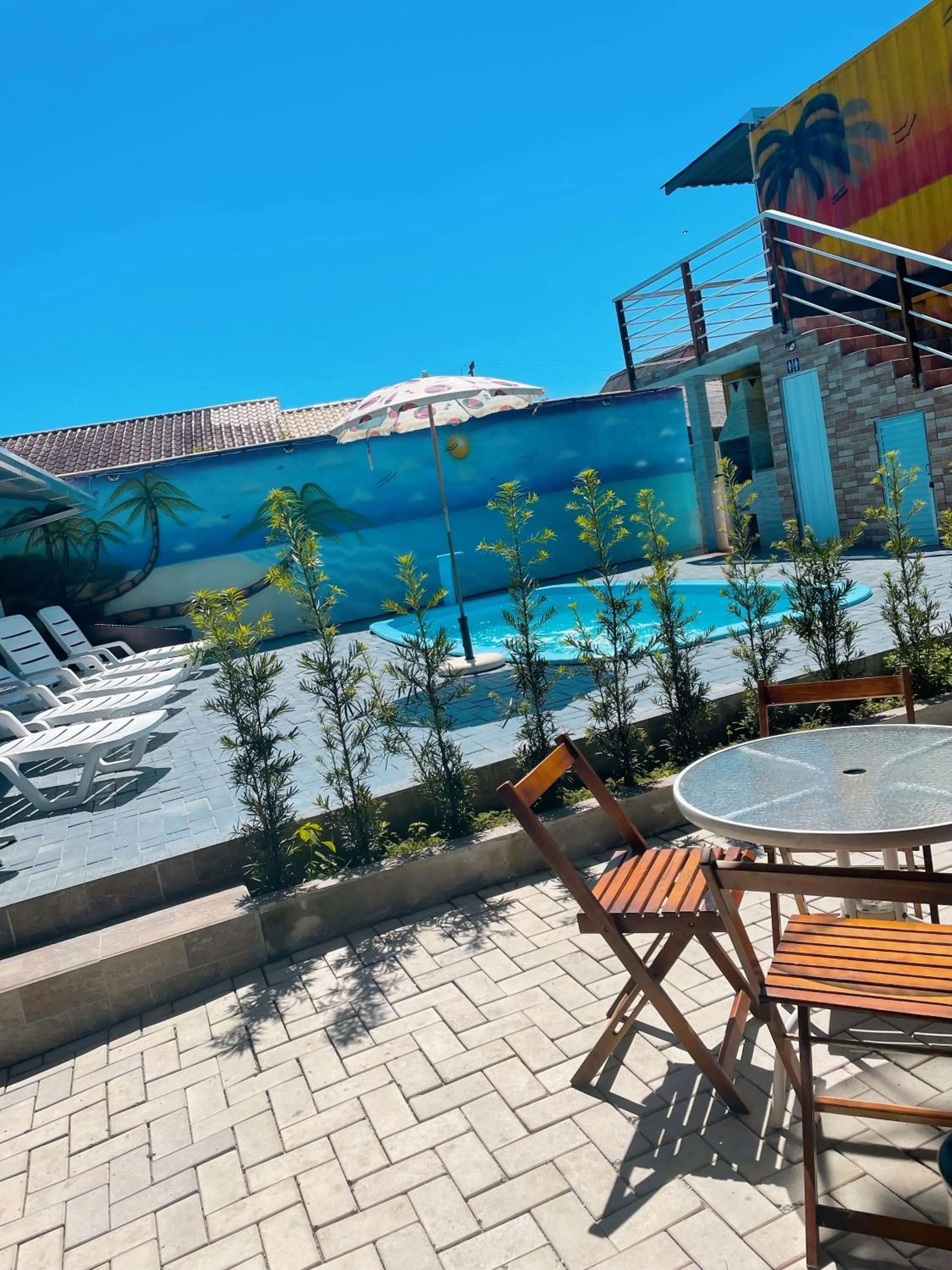 Patio in Pousada El Patron