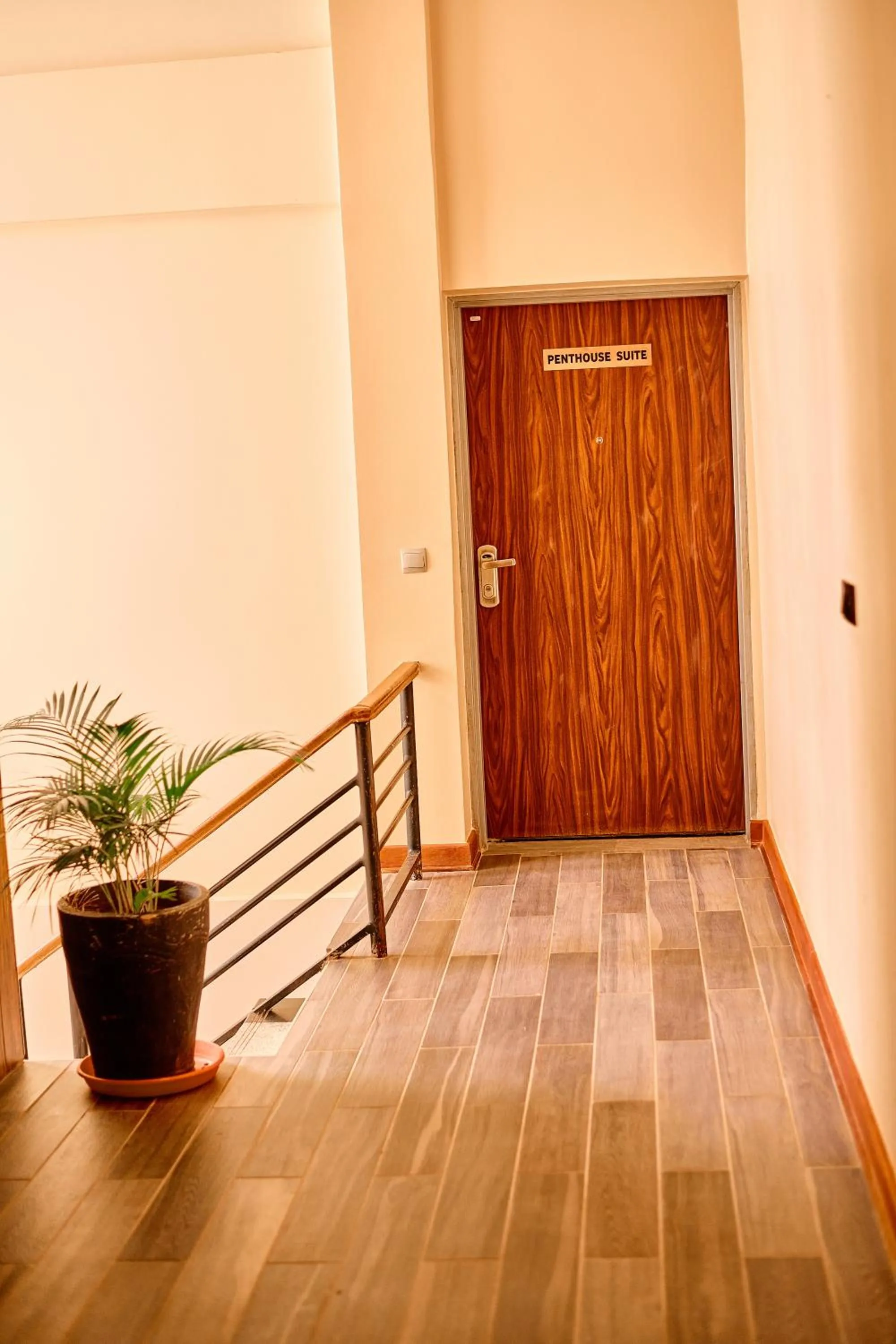 Facade/entrance in seven skies hotel