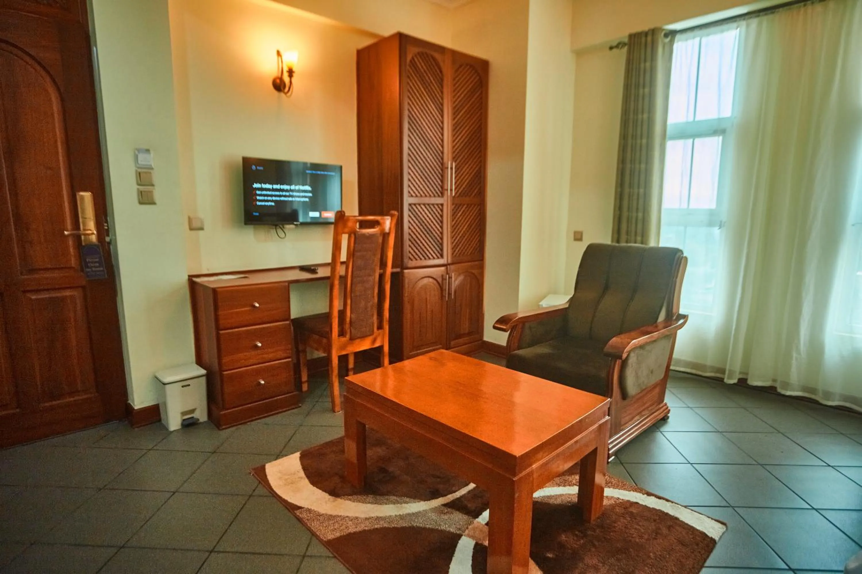 TV and multimedia in seven skies hotel