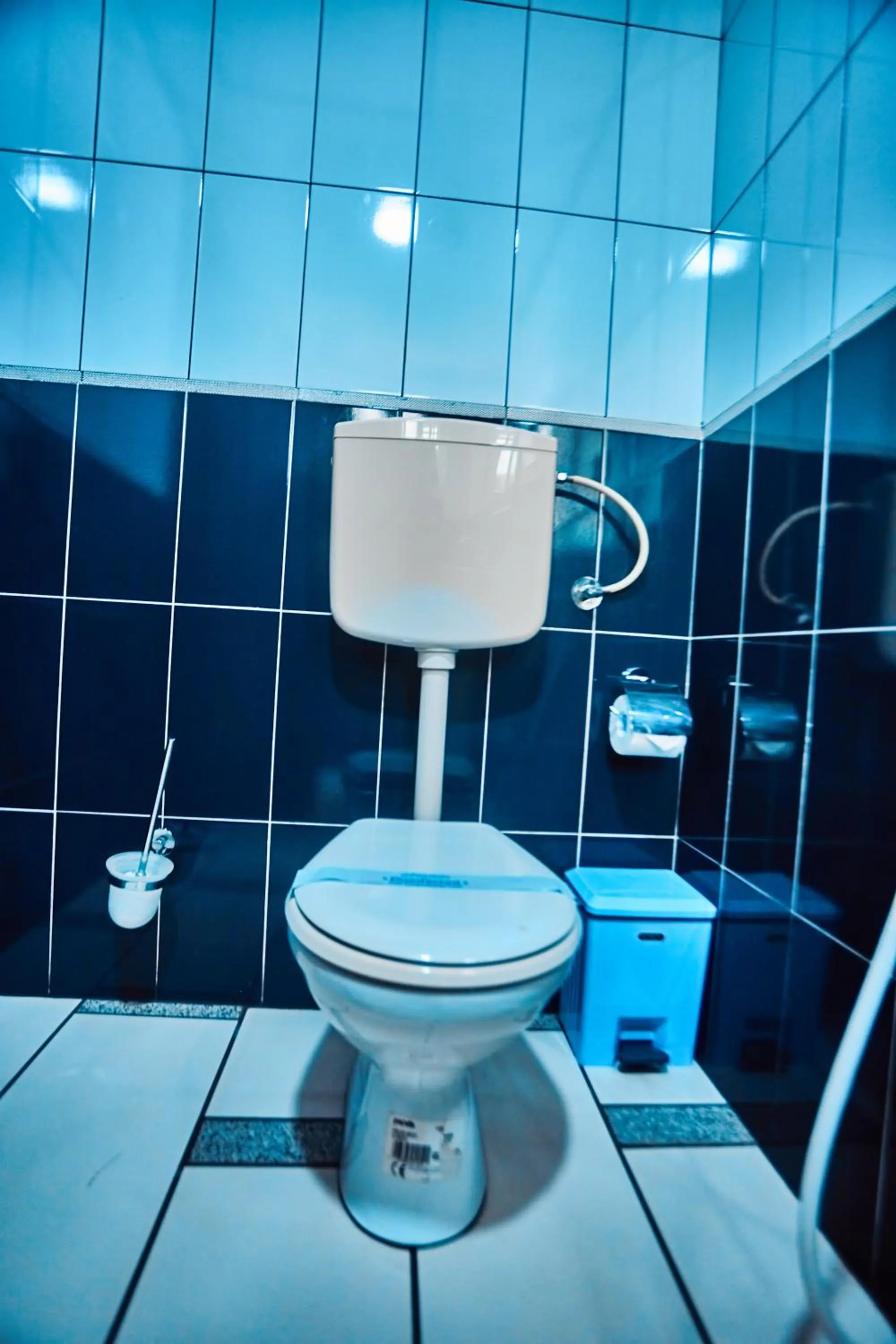 Toilet in seven skies hotel