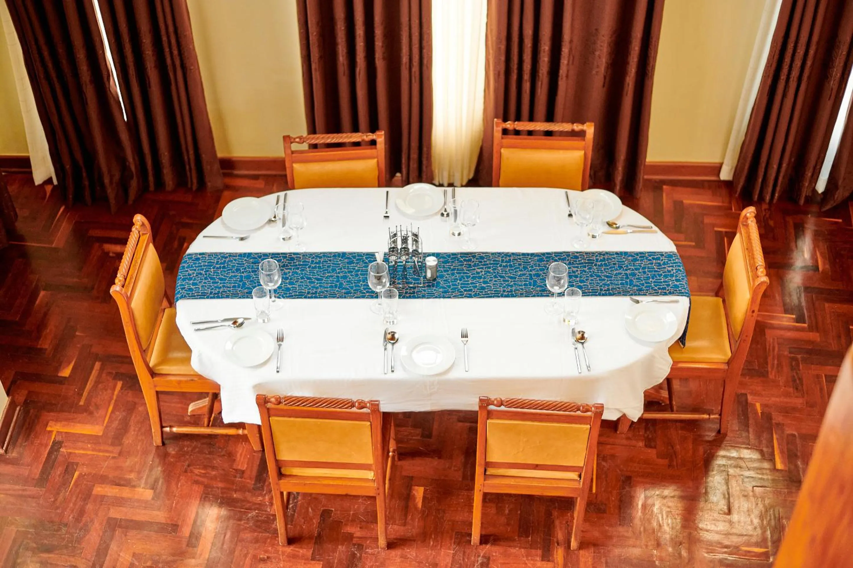 Dining area in seven skies hotel