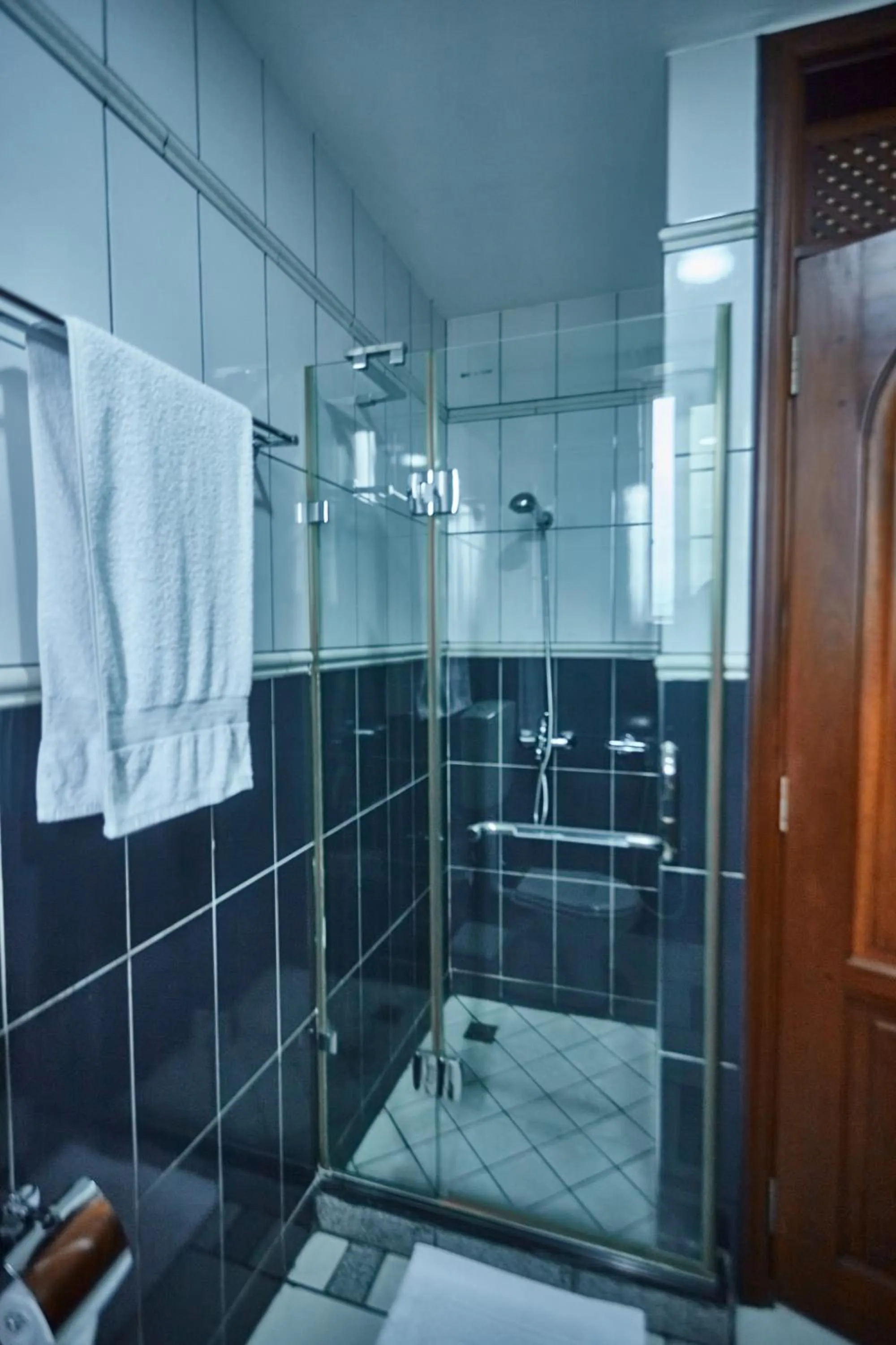 Shower in seven skies hotel