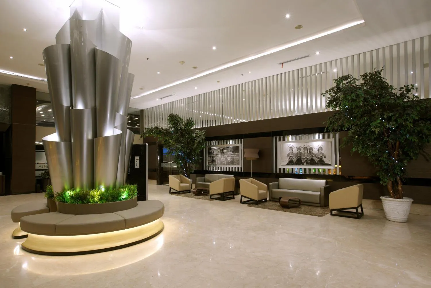 Lobby or reception in Aston Jambi Hotel & Conference Center