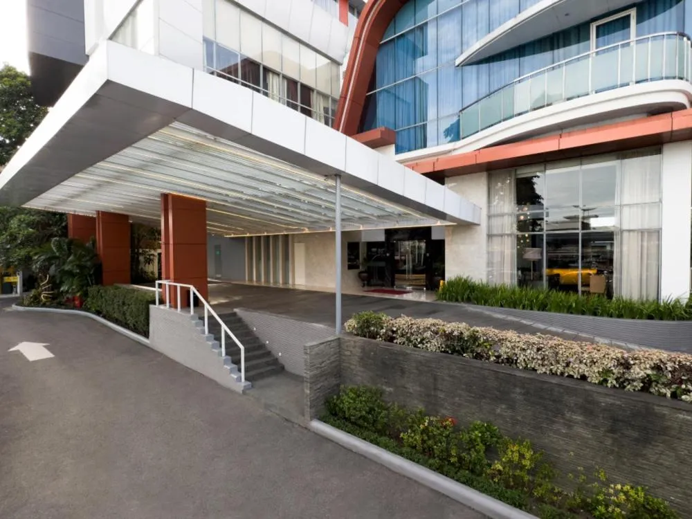 Facade/entrance in Aston Jambi Hotel & Conference Center