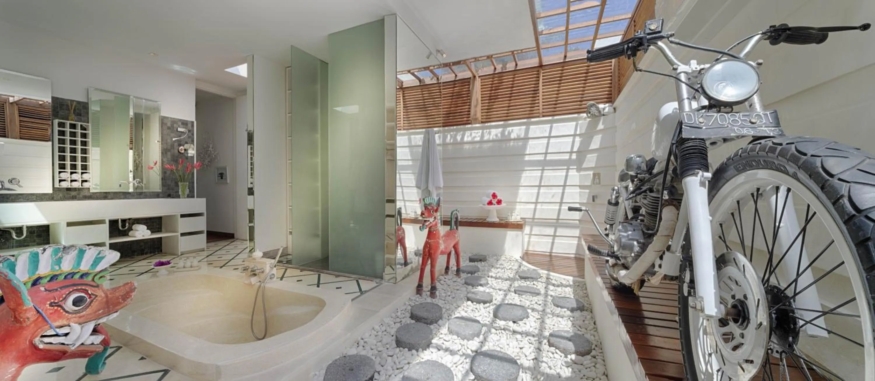 Bathroom in Pure Villa Bali by Nagisa Bali