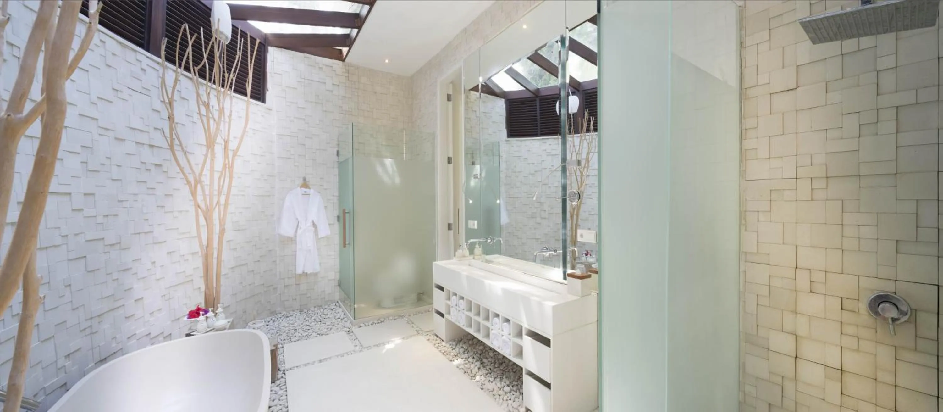 Bathroom in Pure Villa Bali by Nagisa Bali