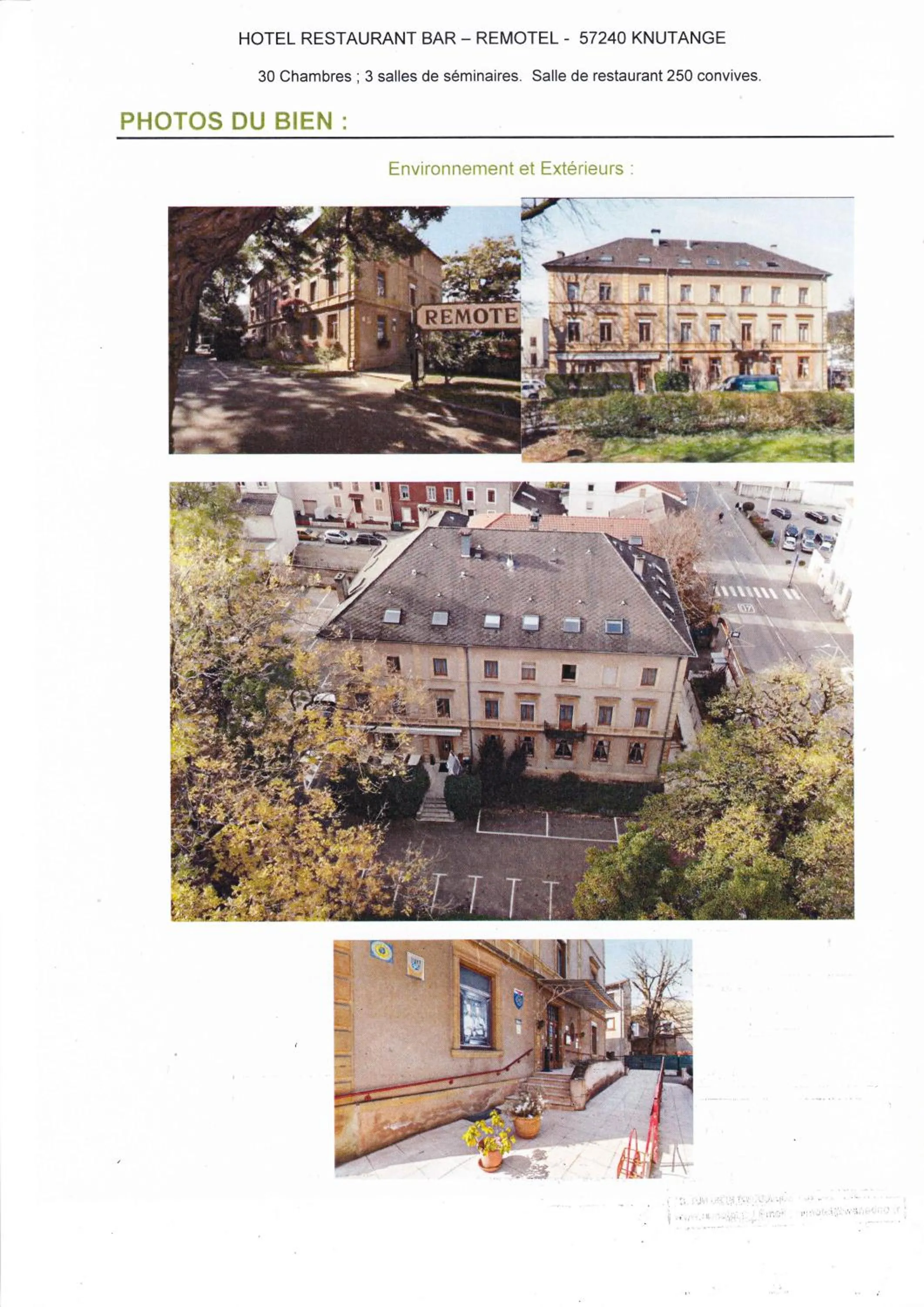 Street view in Logis Hotel Restaurant Remotel