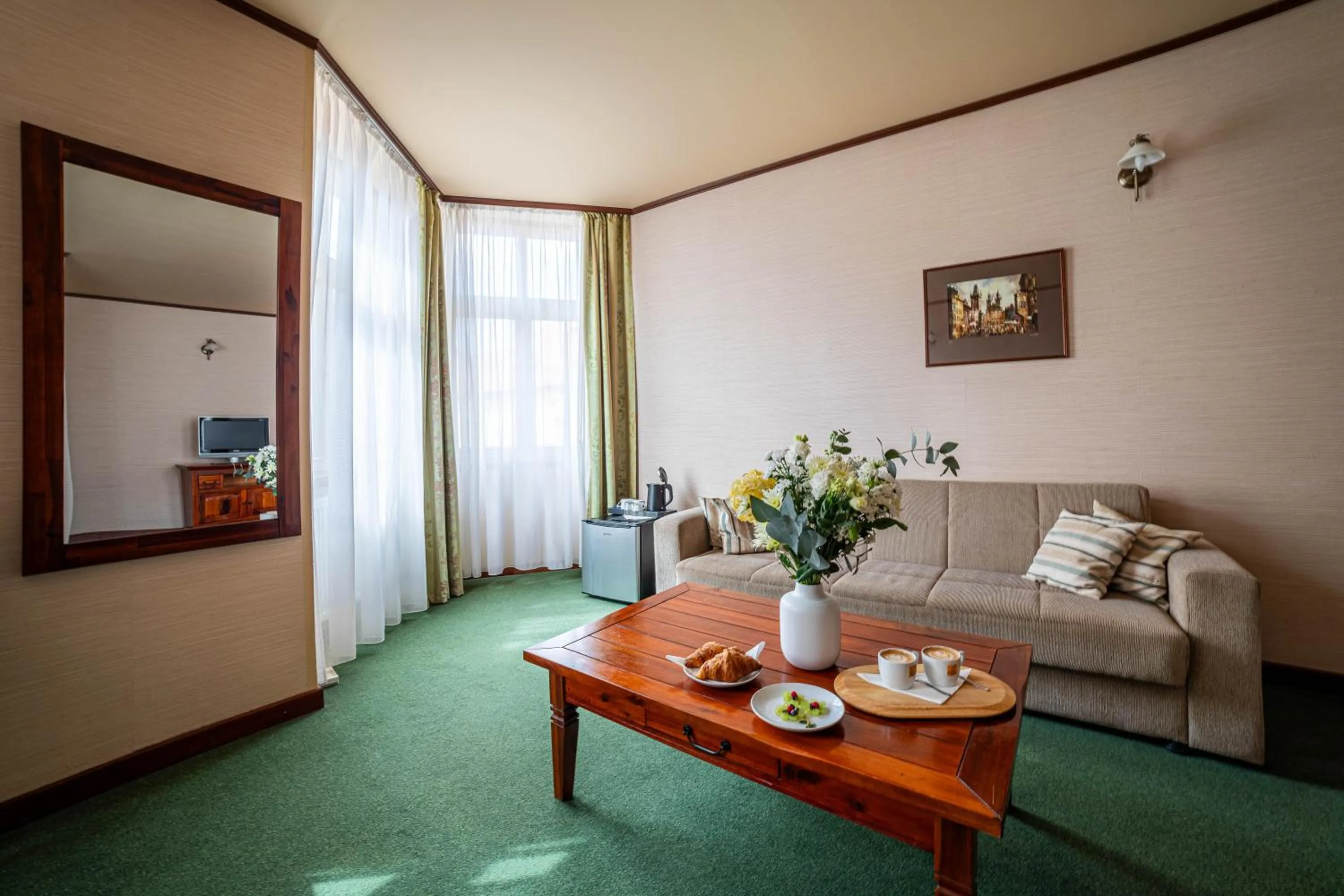 Living room in Zlatý Lev Žatec