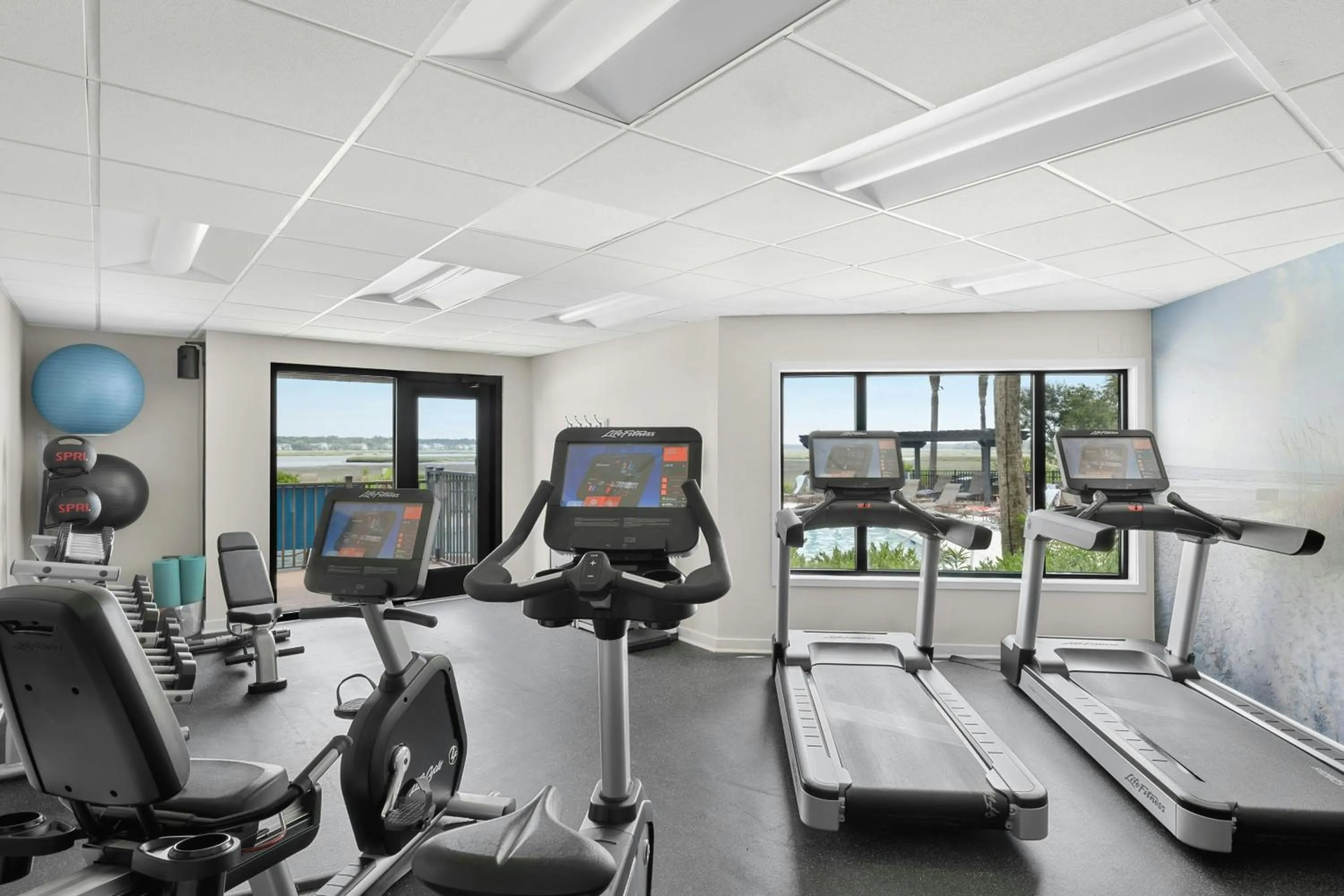 Fitness centre/facilities in Marriott's Harbour Point and Sunset Pointe at Shelter Cove