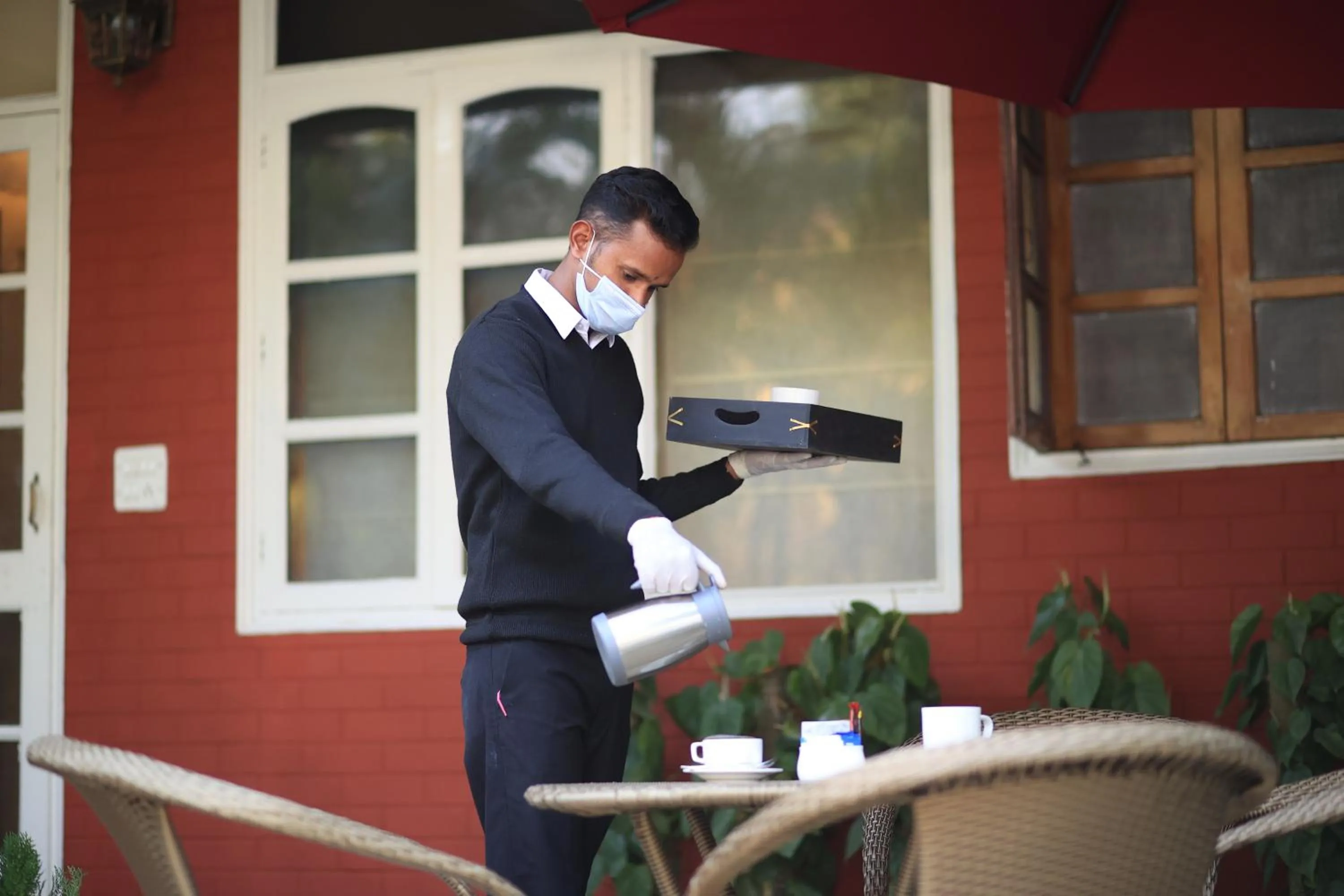 People in Lamrin Boutique Cottages, Rishikesh