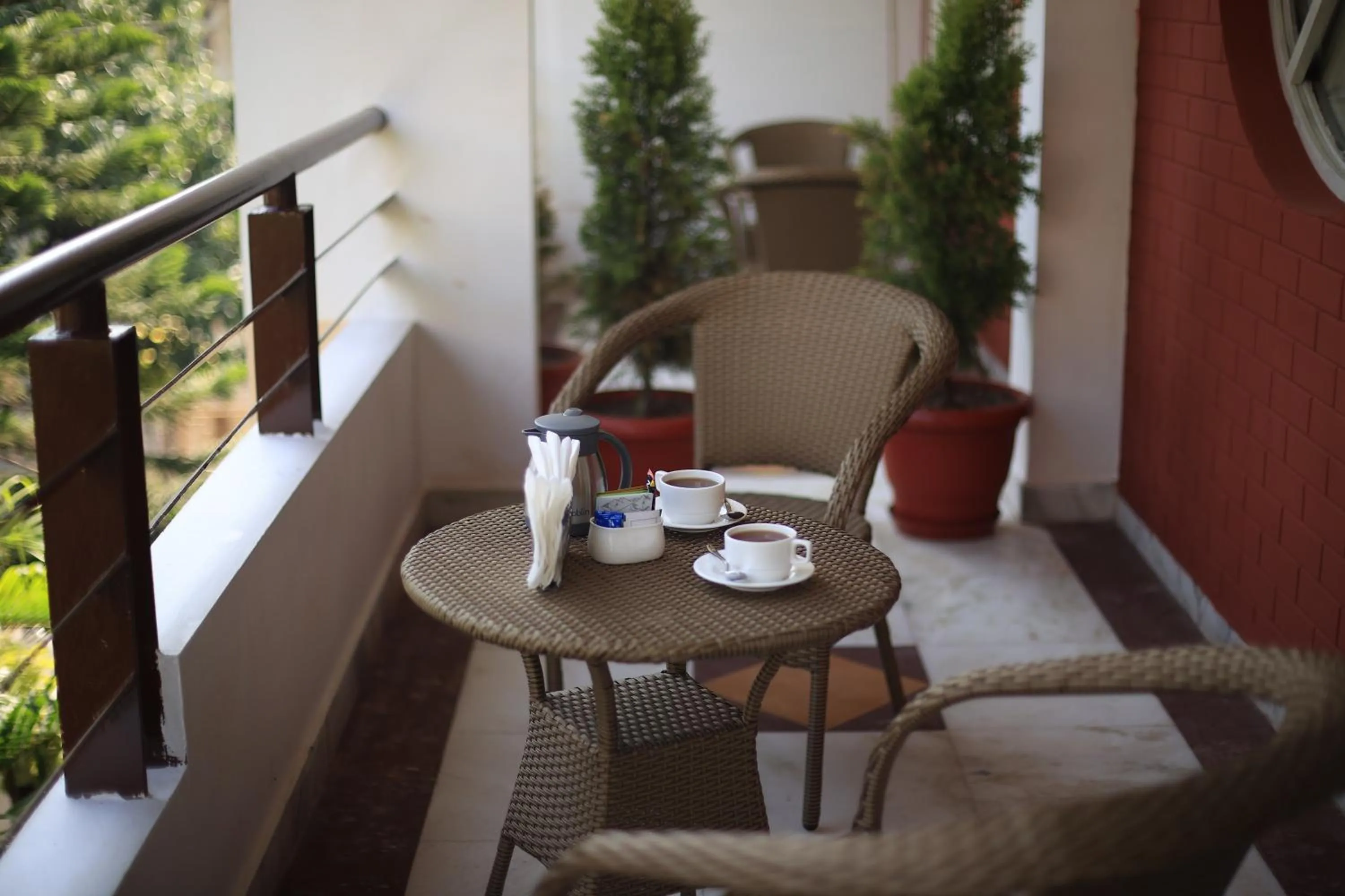 Balcony/Terrace in Lamrin Boutique Cottages, Rishikesh