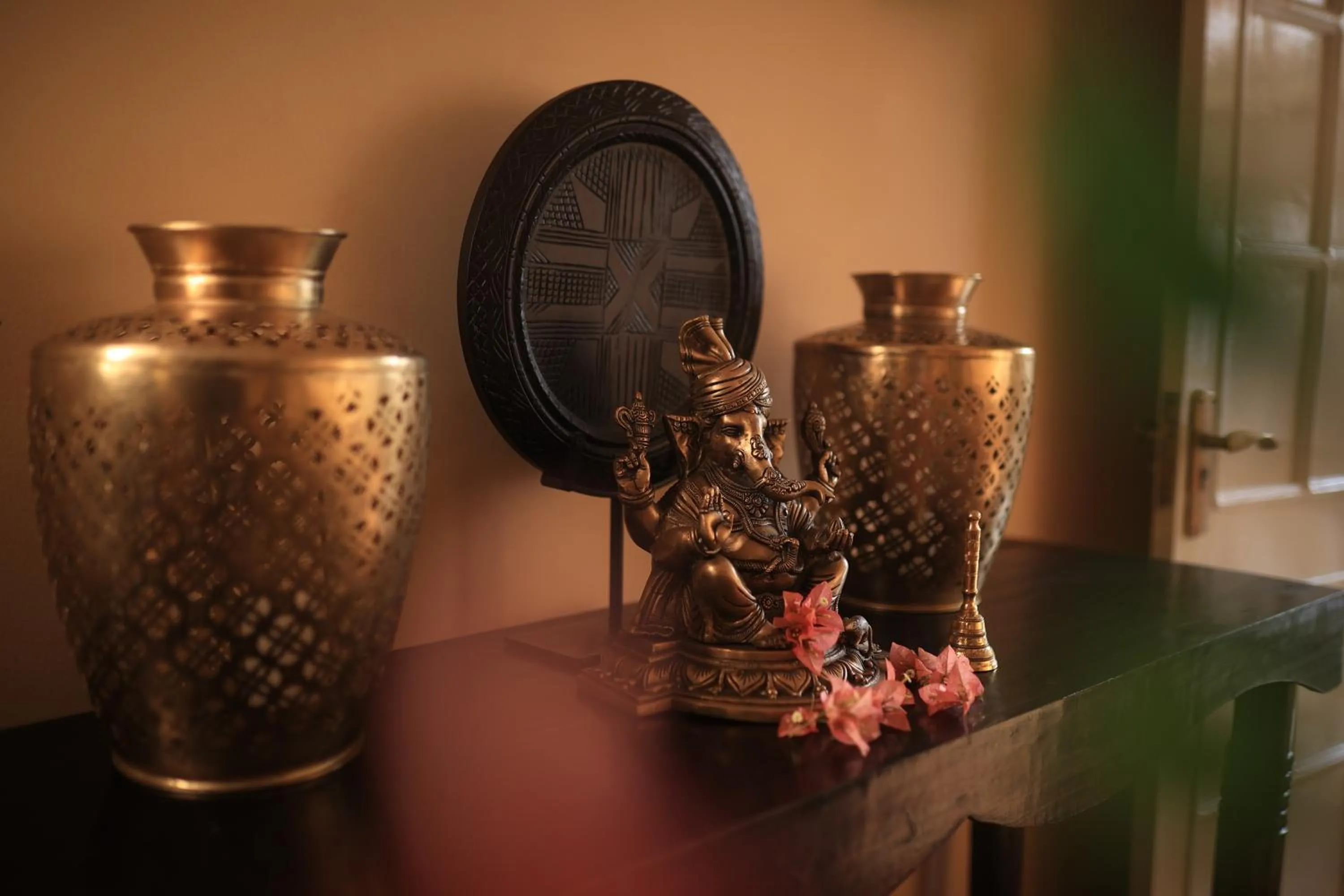 Living room in Lamrin Boutique Cottages, Rishikesh