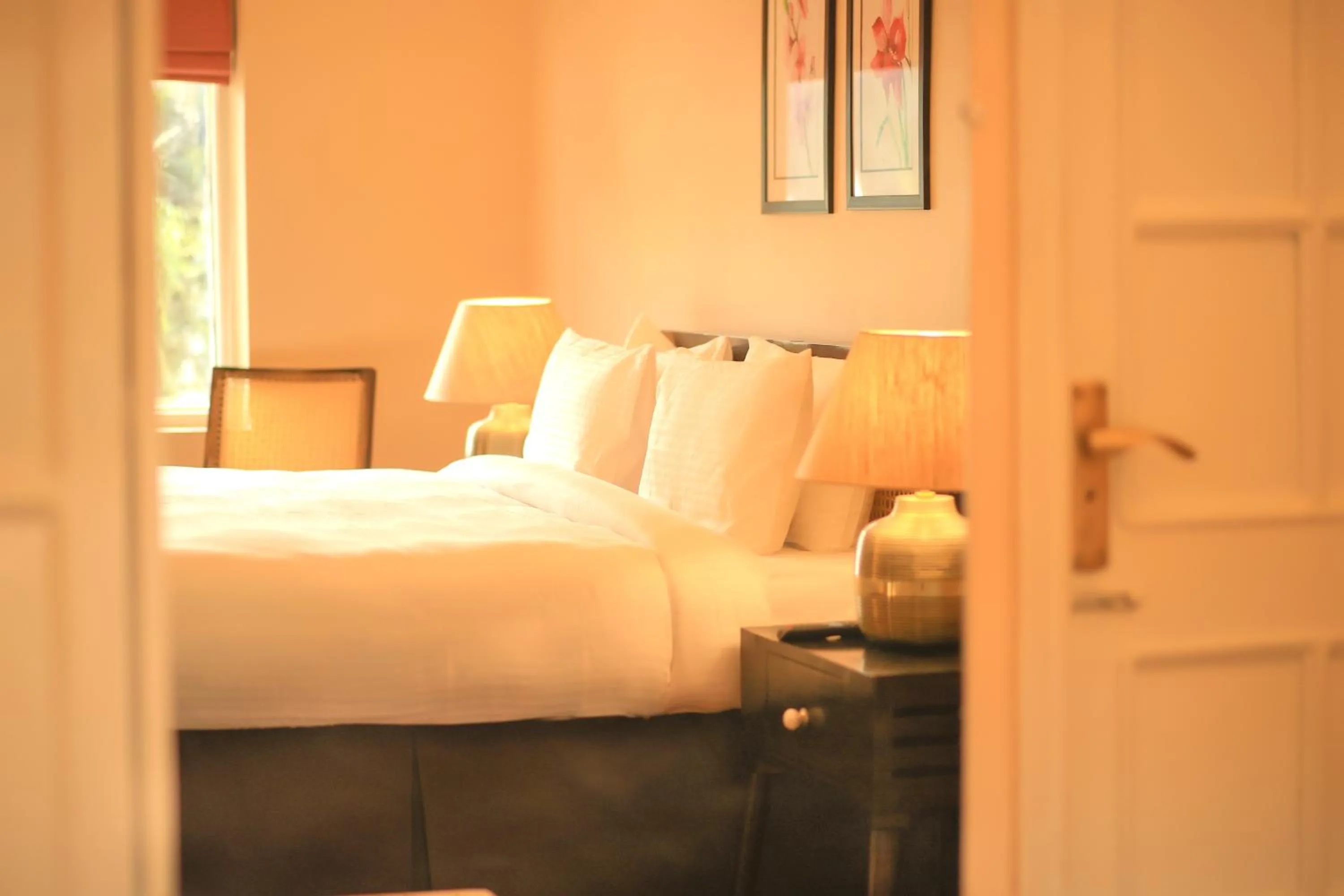 Bed in Lamrin Boutique Cottages, Rishikesh