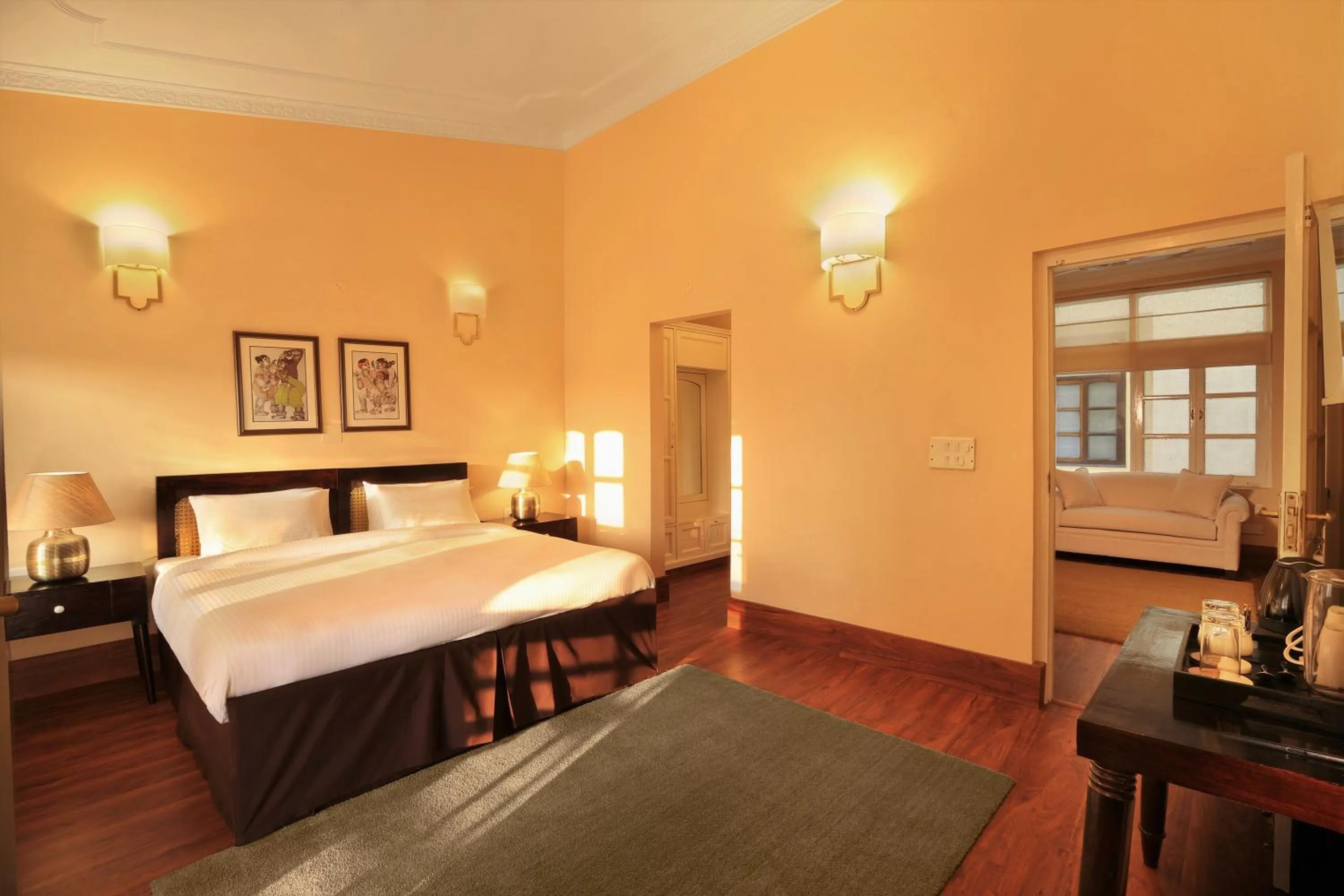 Bedroom, Bed in Lamrin Boutique Cottages, Rishikesh