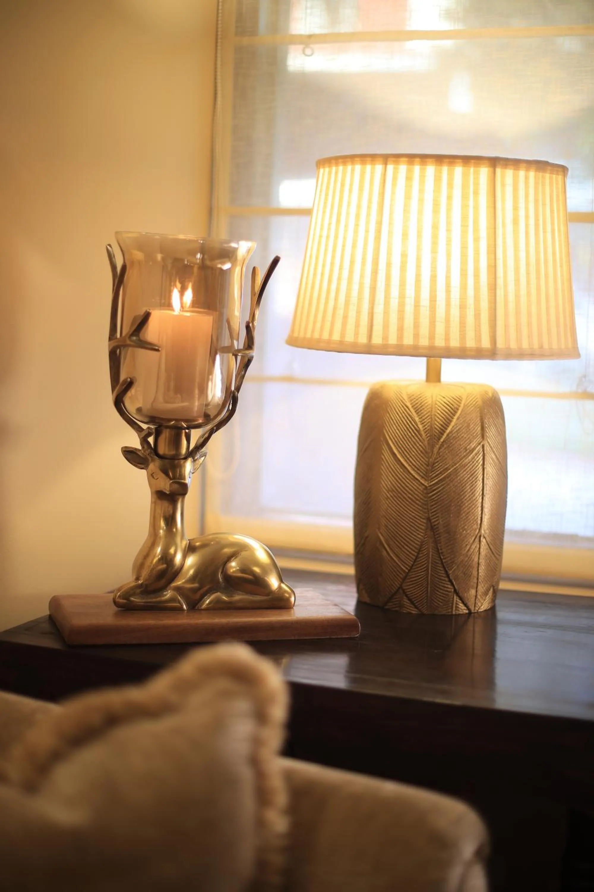 Decorative detail in Lamrin Boutique Cottages, Rishikesh