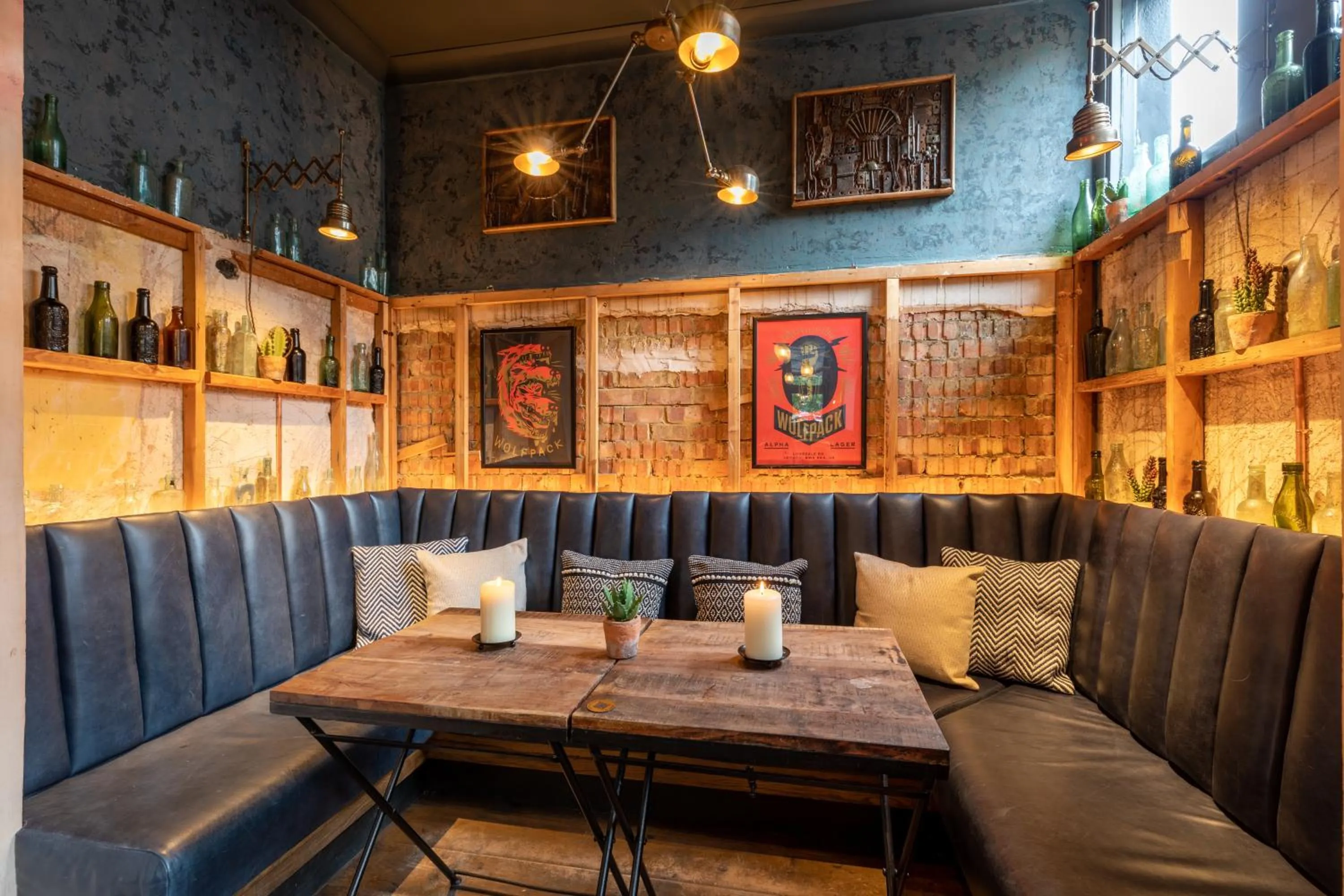 Seating area in The Wolfpack Inn