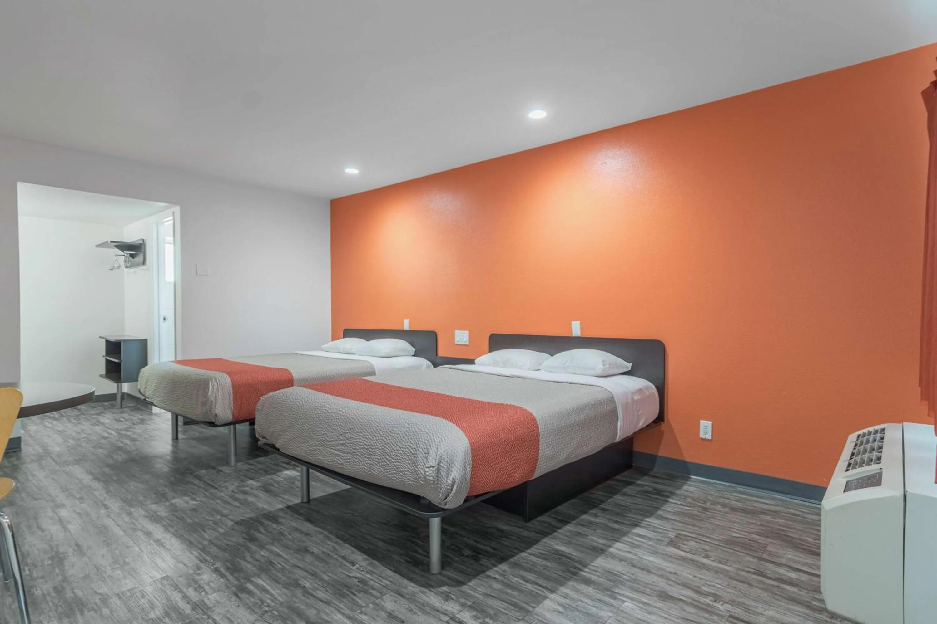 Photo of the whole room, Bed in Motel 6-Barstow, CA - Route 66