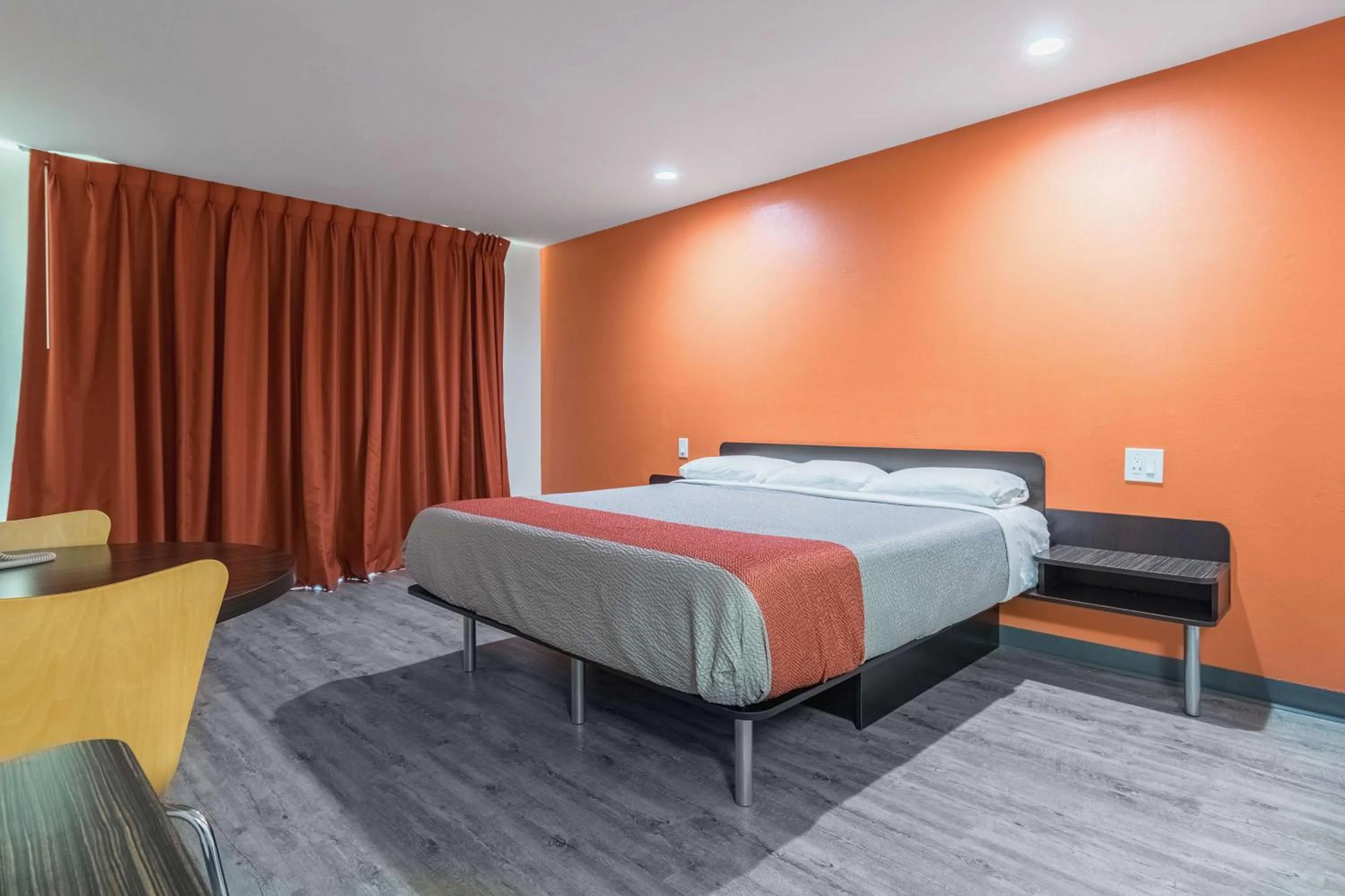 Photo of the whole room, Bed in Motel 6-Barstow, CA - Route 66