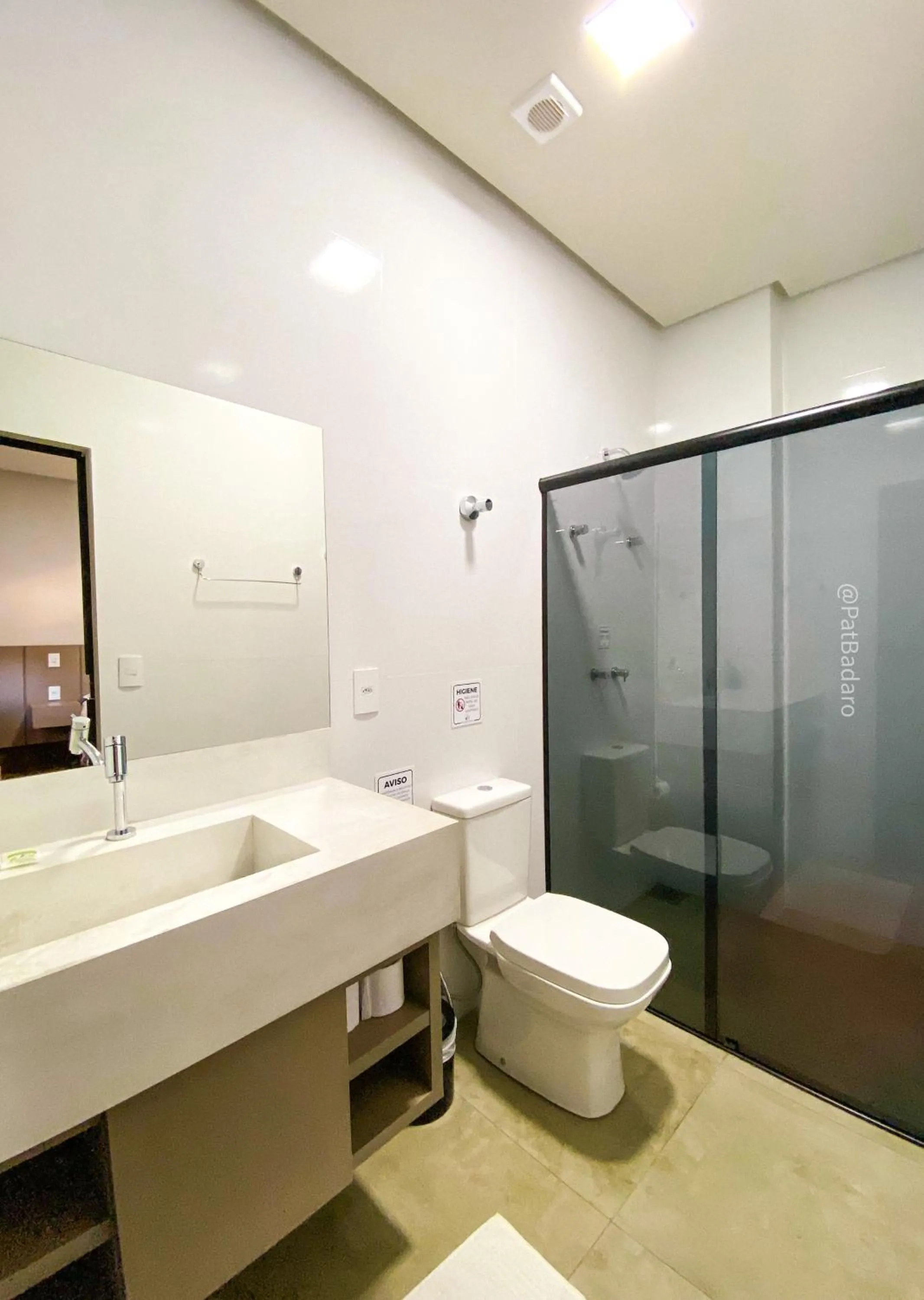 Bathroom in Pousada Reserva Central