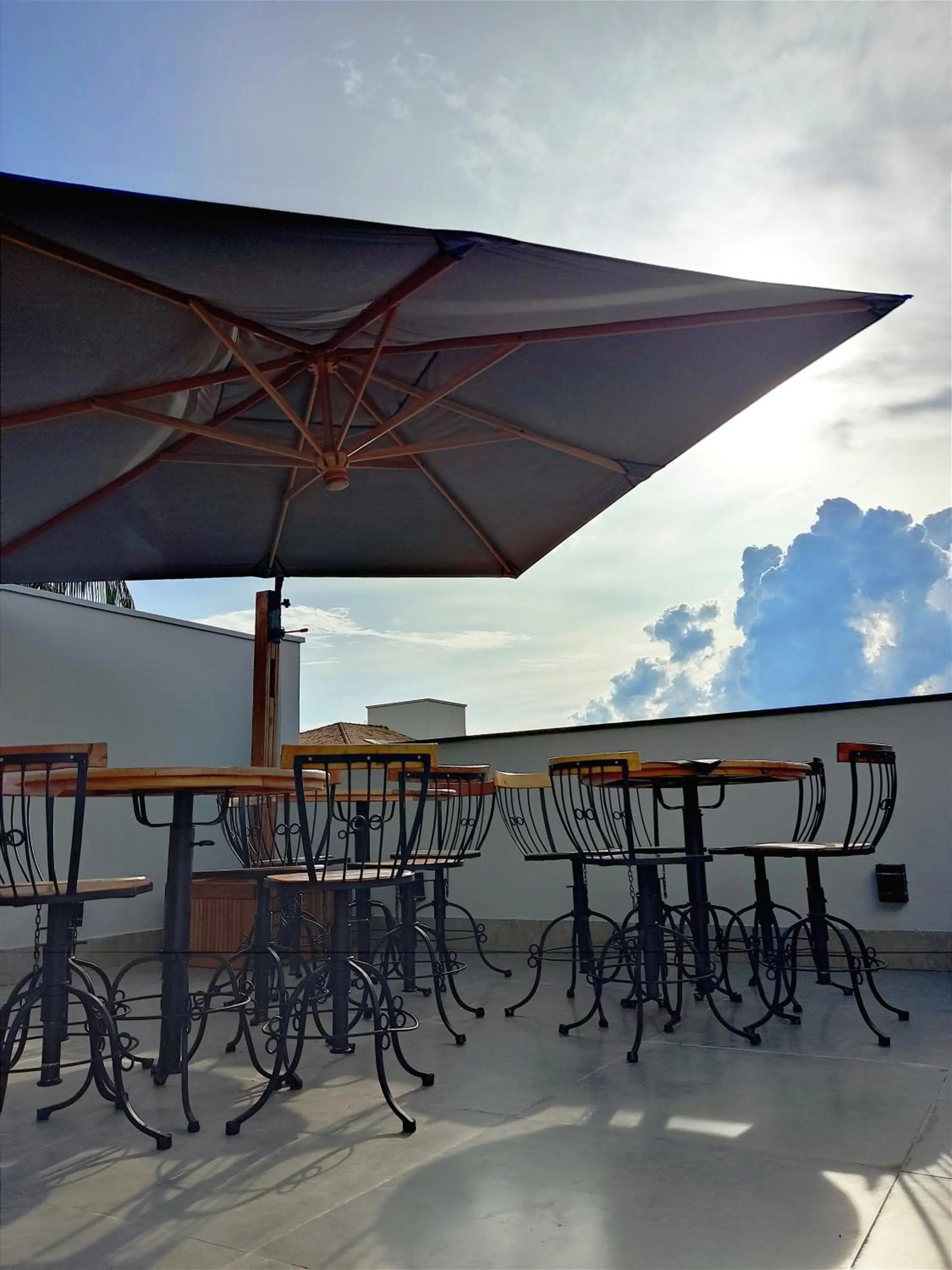 Balcony/Terrace in Pousada Reserva Central