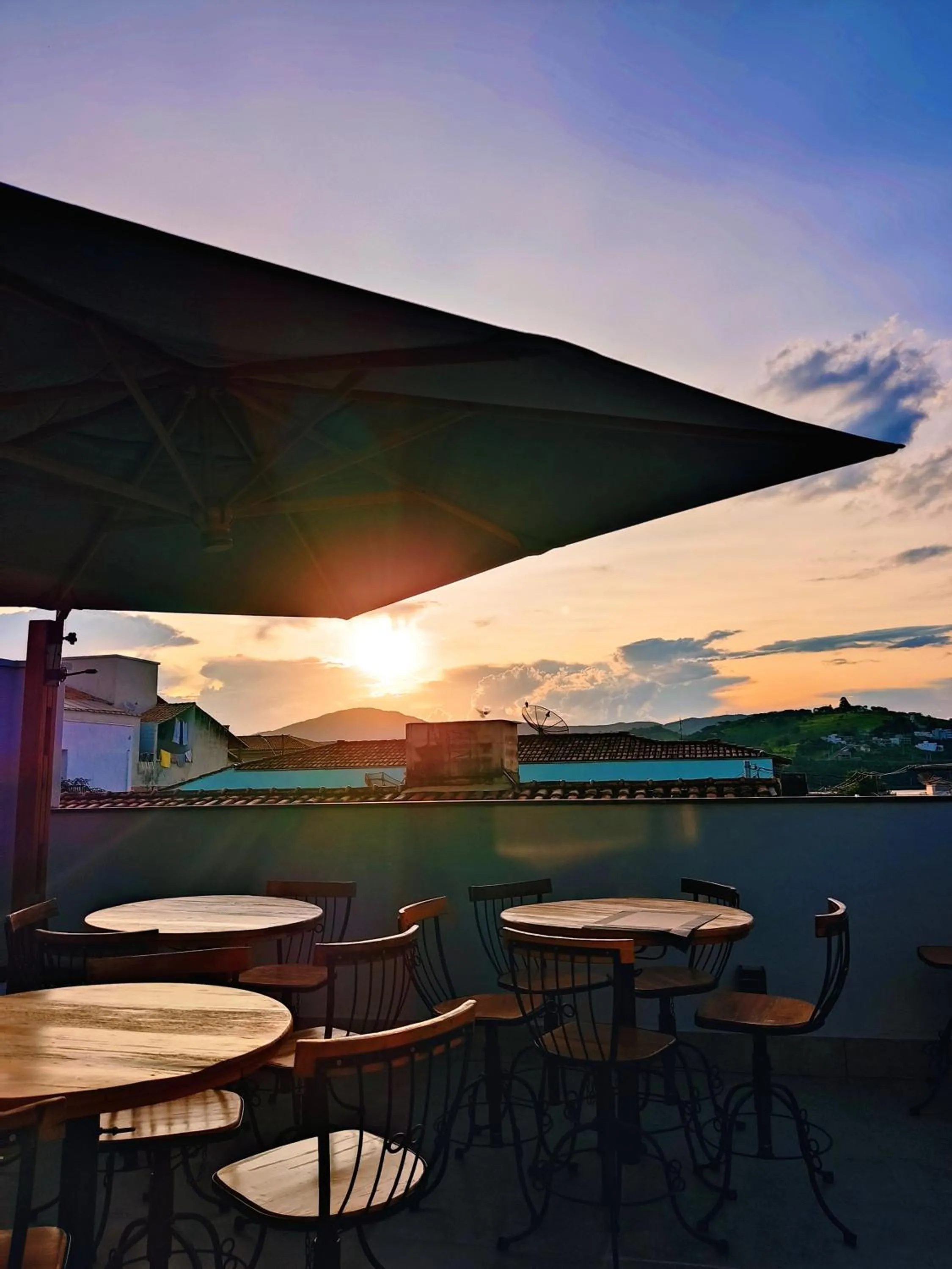Balcony/Terrace in Pousada Reserva Central