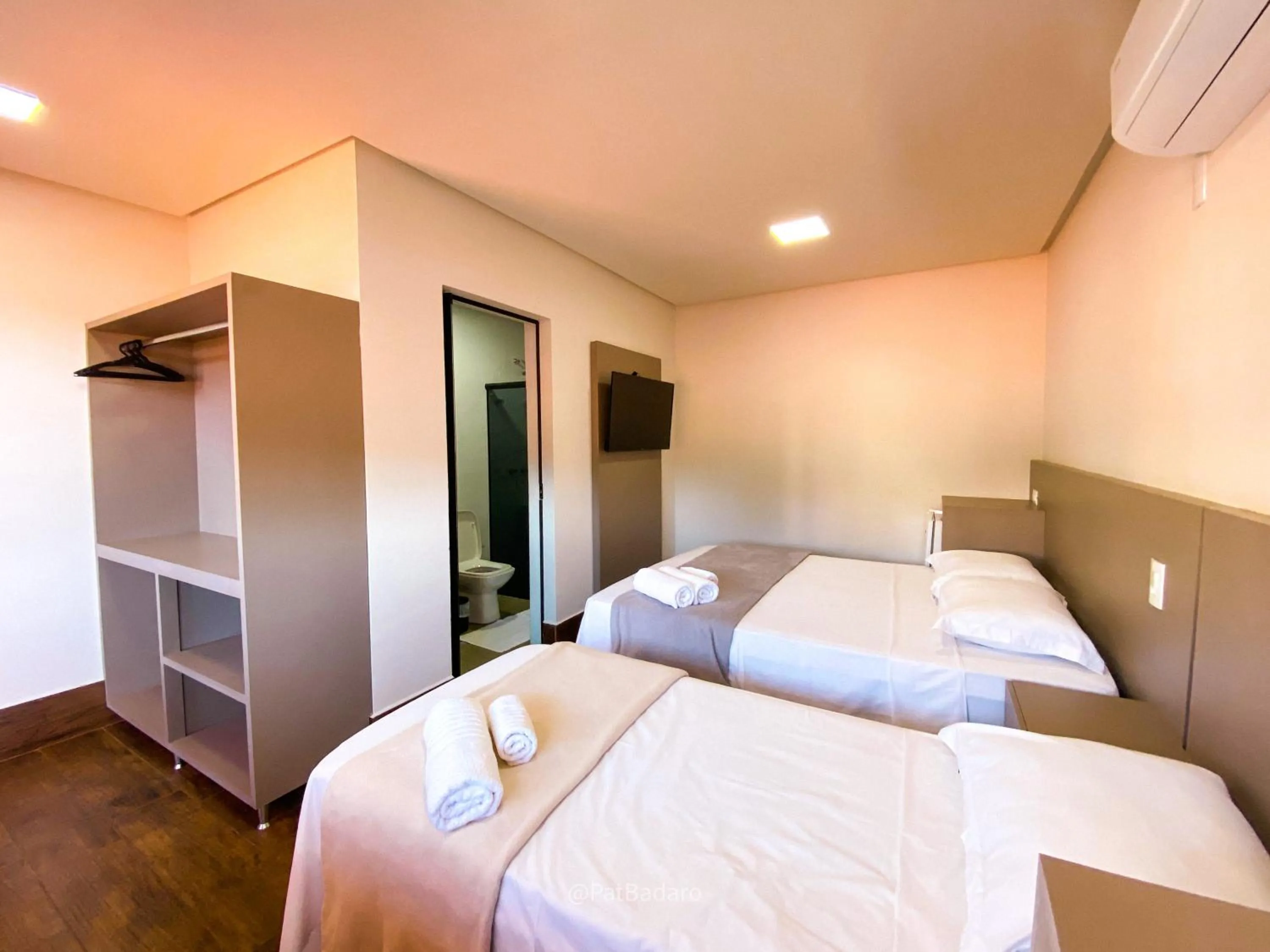 Bedroom, Bed in Pousada Reserva Central